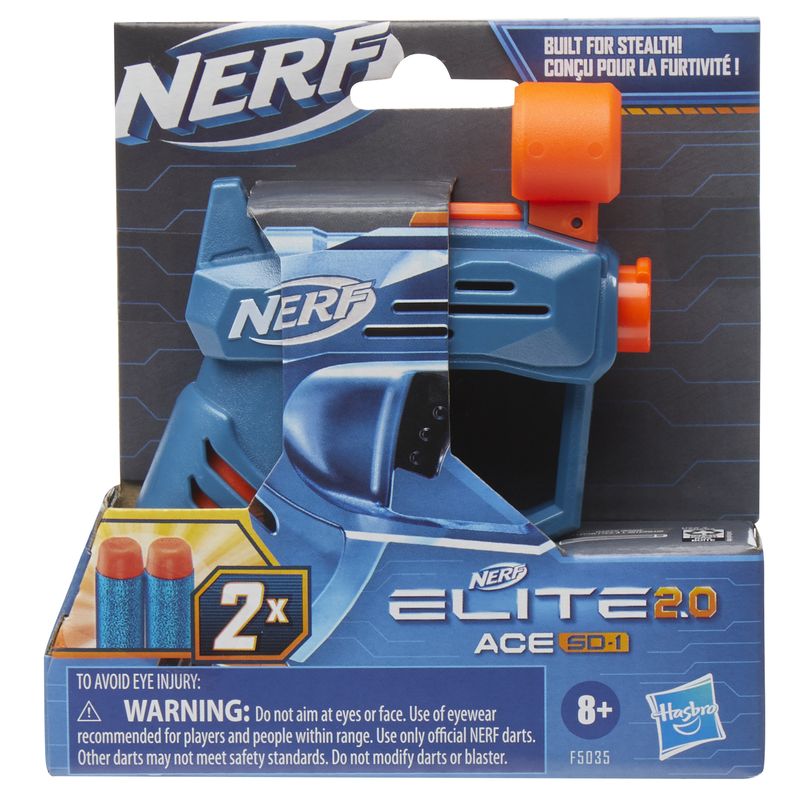 Hot Deal! Nerf Elite 2.0 Ace SD - 1 Dart Blaster Assorted Styles