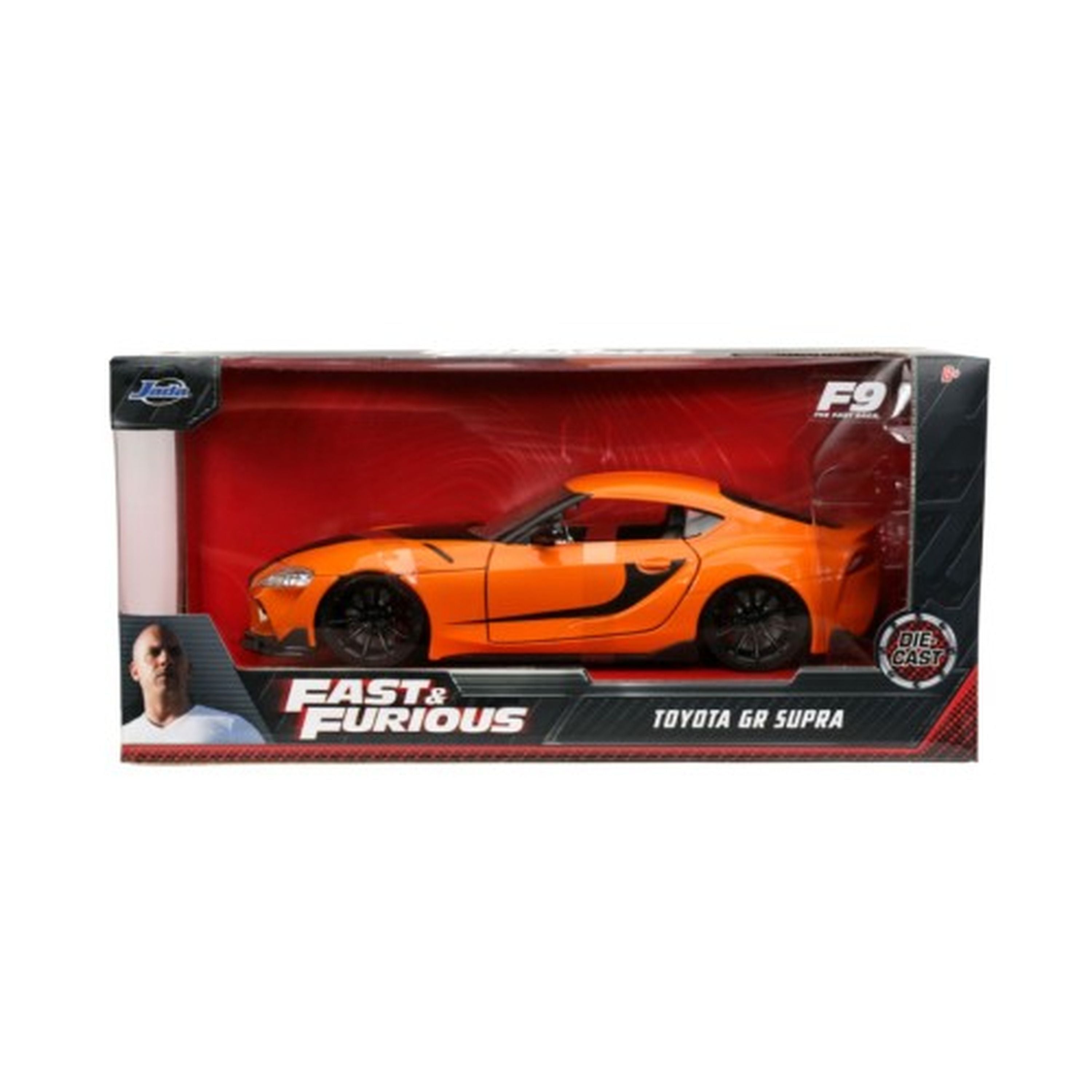 Jada Toys 1:32 Scale Die-Cast Fast & Furious 2020 Hans Toyota Supra - Perfect for Collection