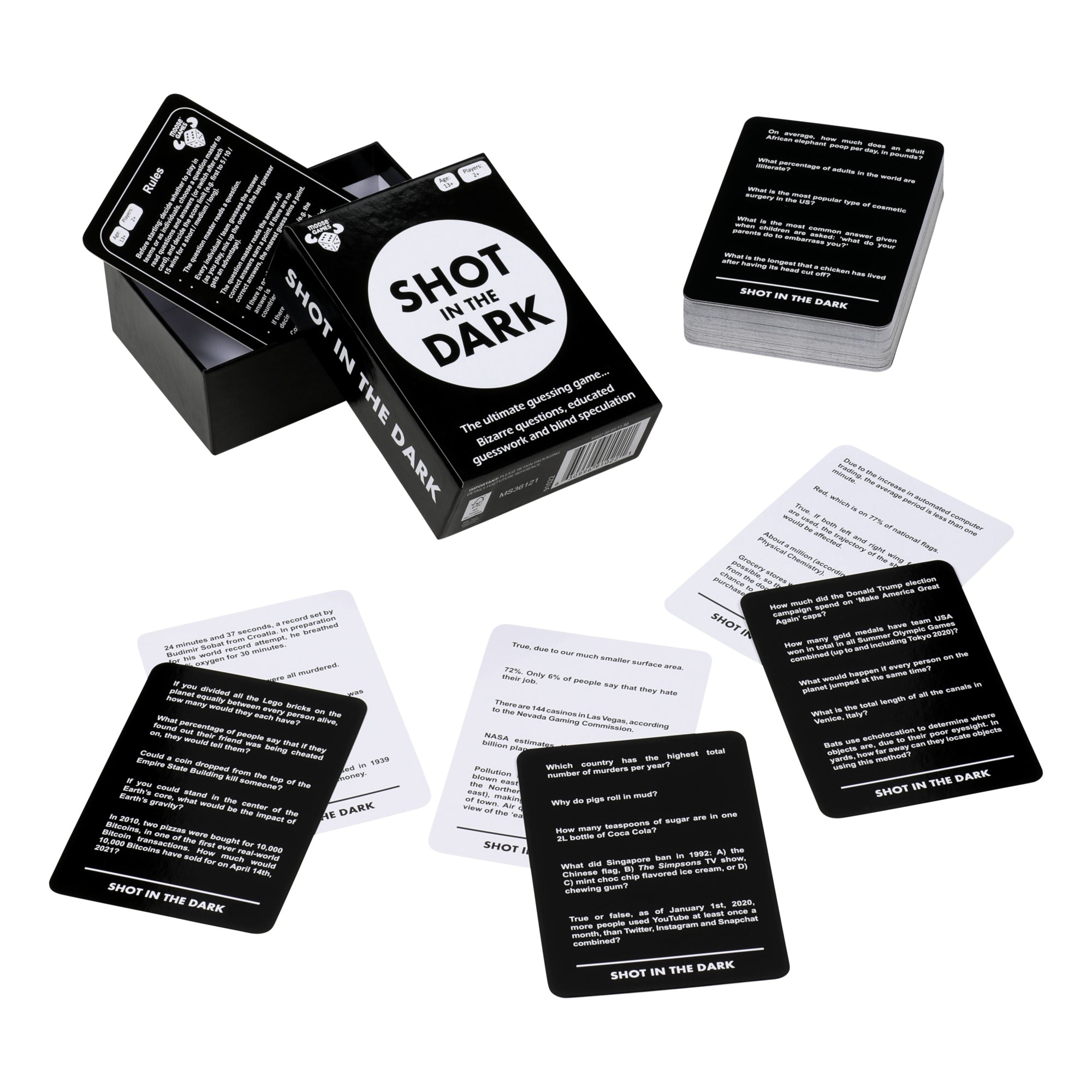 Hot! Shot In The Dark Party Trivia Card Game