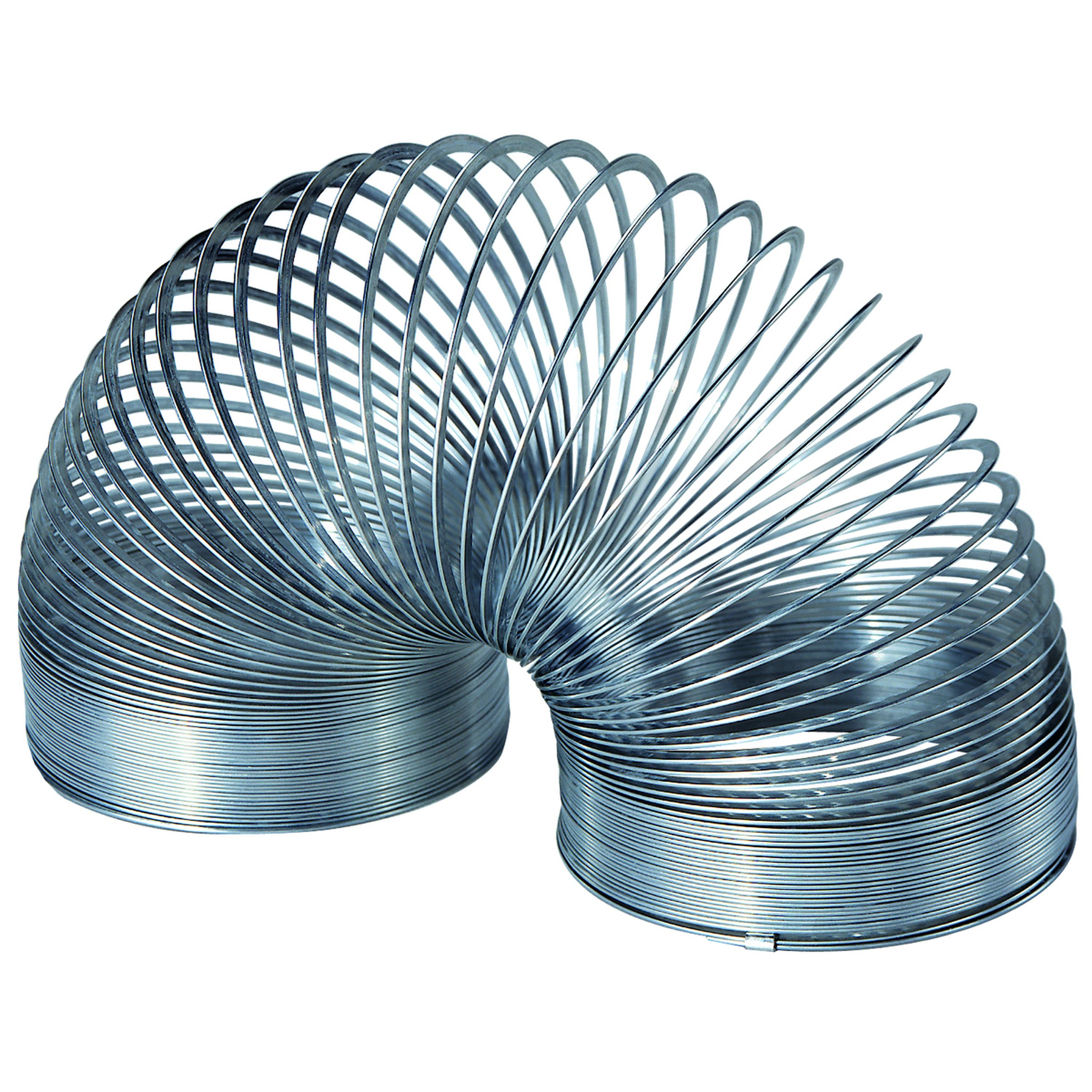 Get Your Hands on This Classic Metal Helix Spring Slinky Toy - Endless Entertainment!