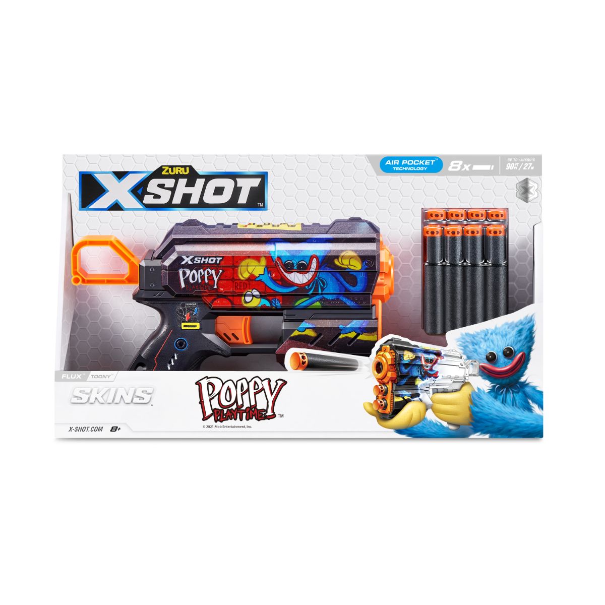 ZURU X Shot Skins Flux: Poppy Playtime's Epic Blaster