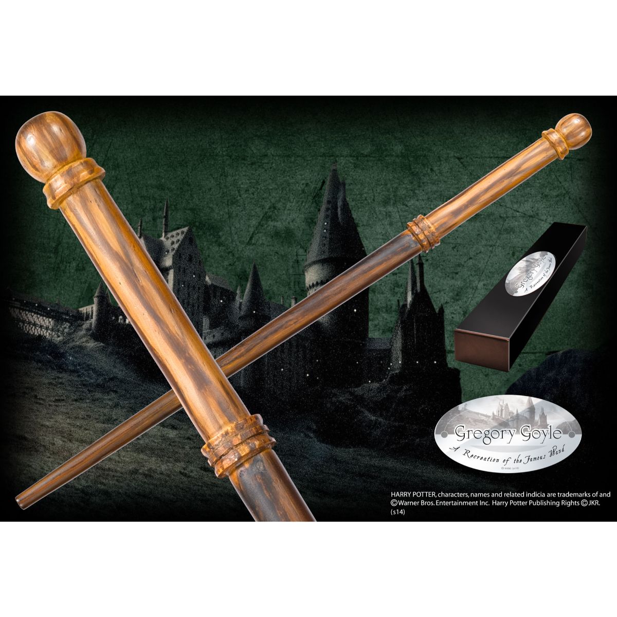 Authentic Harry Potter - Gregory Goyle's 14-Inch Resin Wand Replica Set