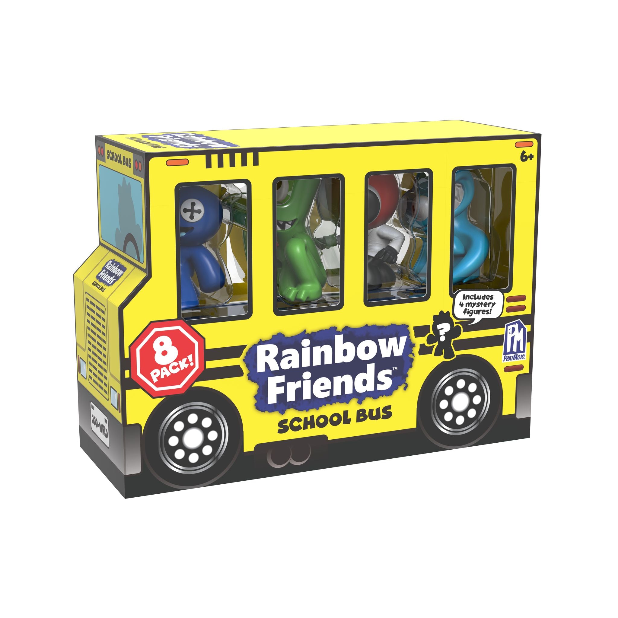 Hot Deal: 8-Pack Rainbow Friends School Bus Minifigures