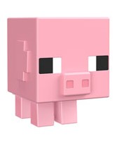 Redesigned Minecraft Pig Mob Head Mini Action Figure for Easy Play