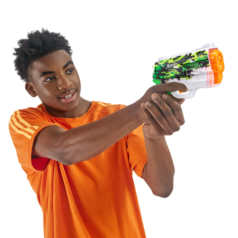ZURU X Shot Nano Fast Fill Jungle Camo Water Blaster for Quick Summer Fun