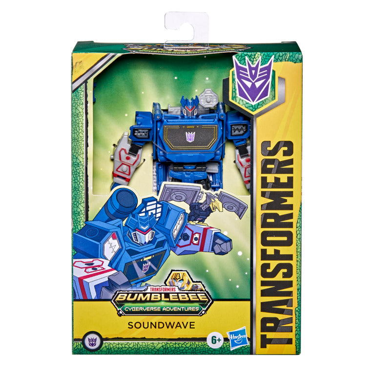 Hot Deal! Transformers Bumblebee Cyberverse Adventures Deluxe Soundwave Action Figure