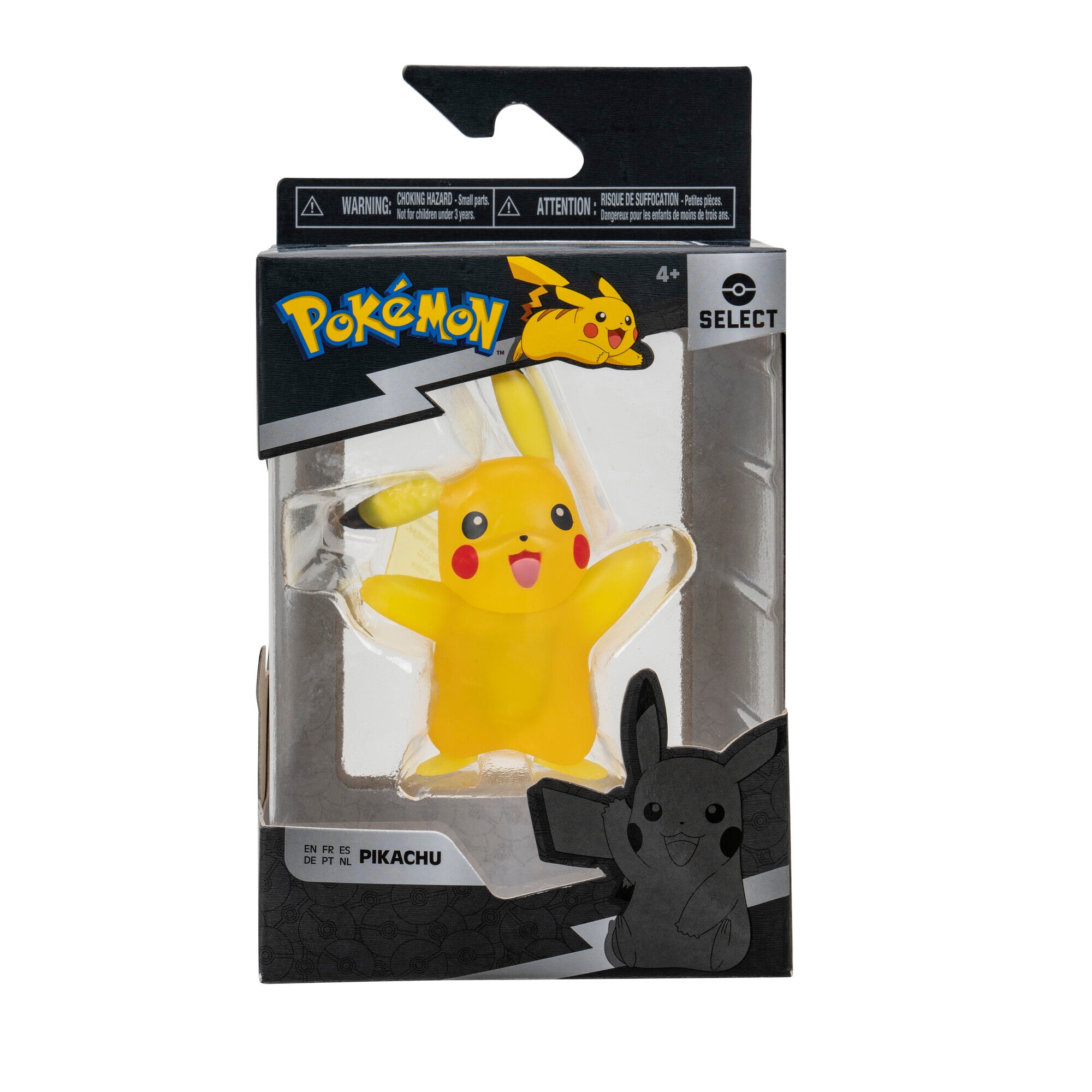Translucent 10cm Pikachu Select Battle Figure for Pokemon Fans