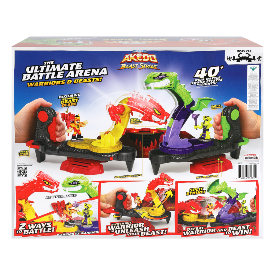 Akedo Beast Strike Serpent Fury Arena - Exclusive Battle Fun!