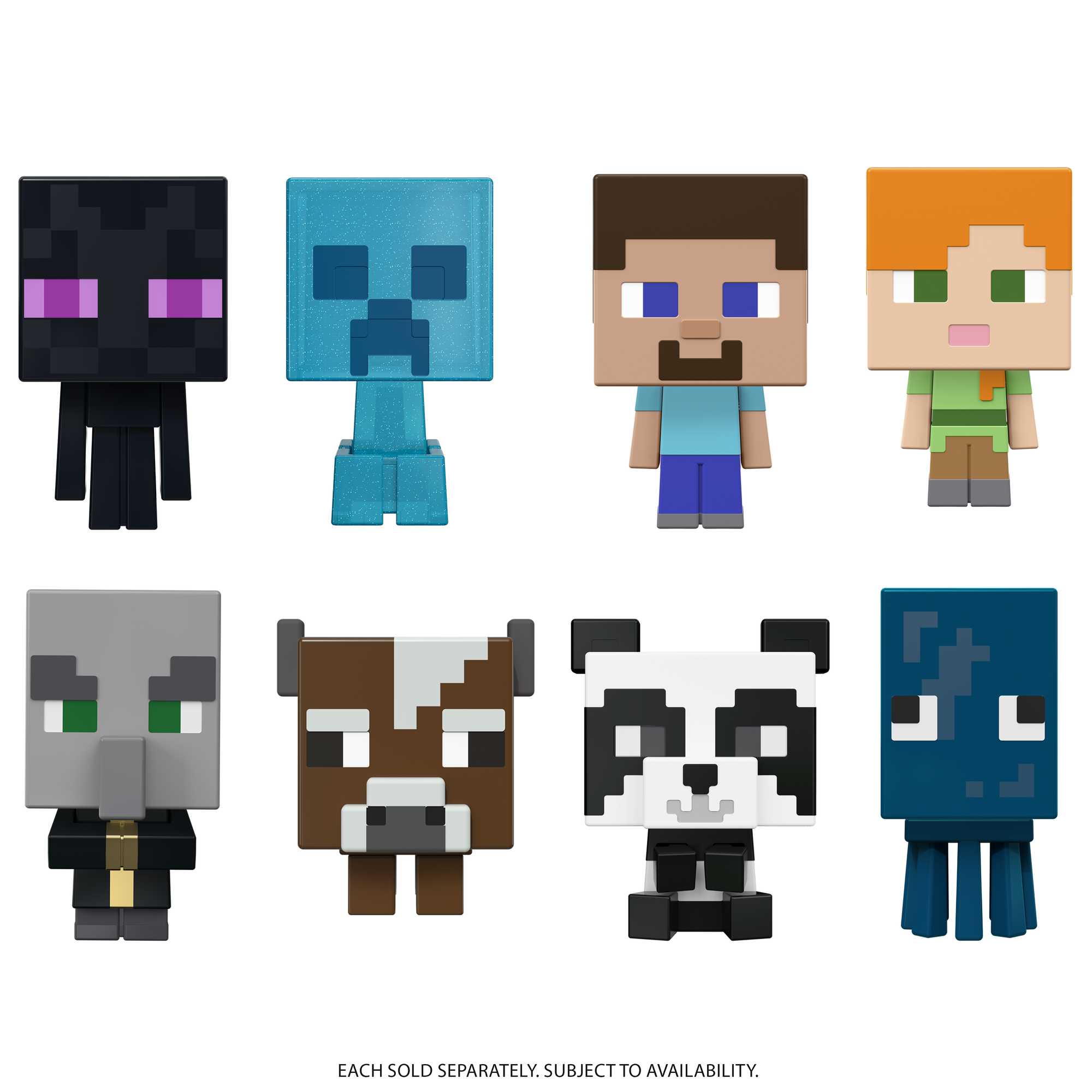Hot! Assorted Minecraft Mob Head Minis