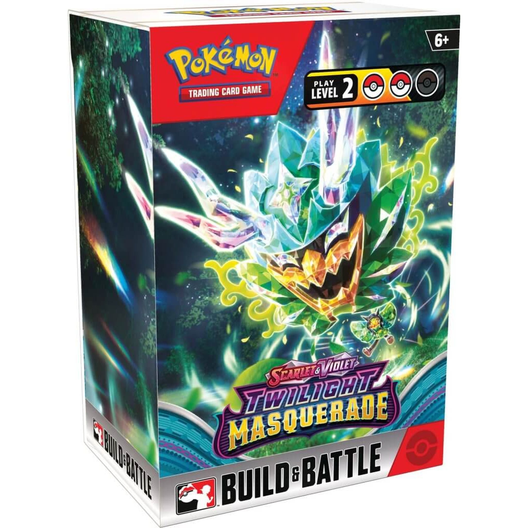 Hot Deal! Pokemon TCG Scarlet & Violet 6 Twilight Masquerade Build and Battle Box