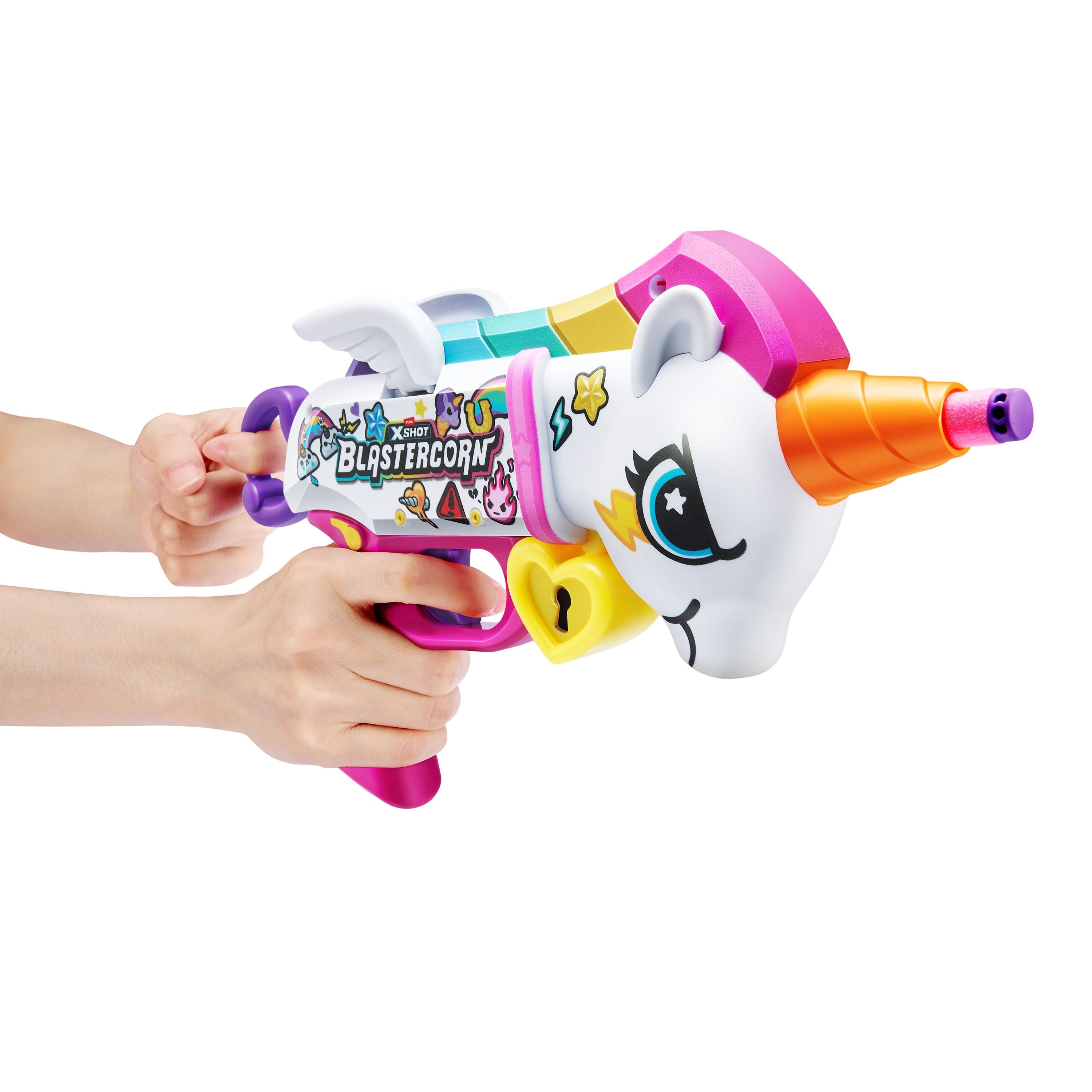 Hot Deal! ZURU X Shot Blastercorn Series 1 Unicorn Themed Blaster with 16 Darts