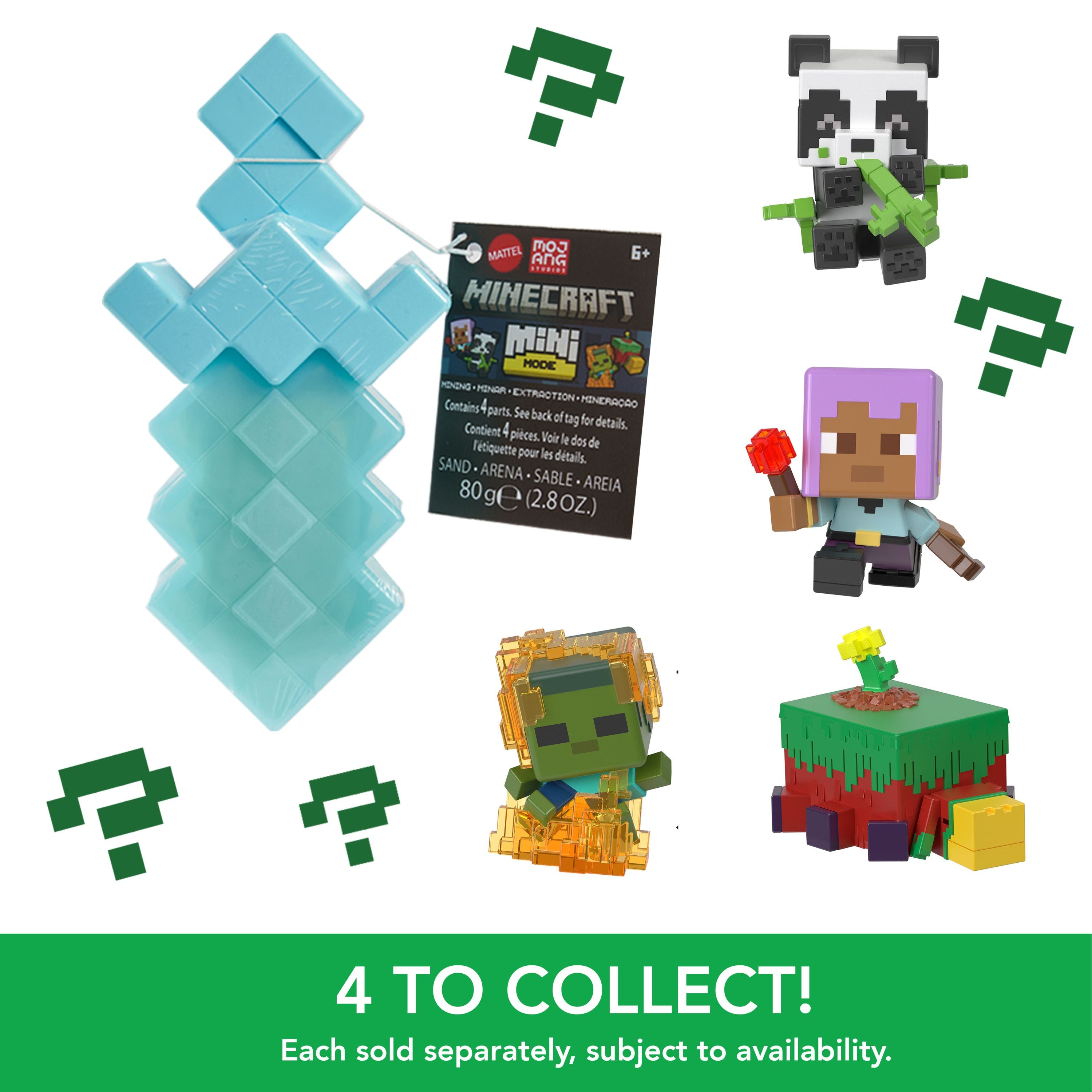 Hot Sale! Assorted Styles of Minecraft Mini Mode Mining Collectibles