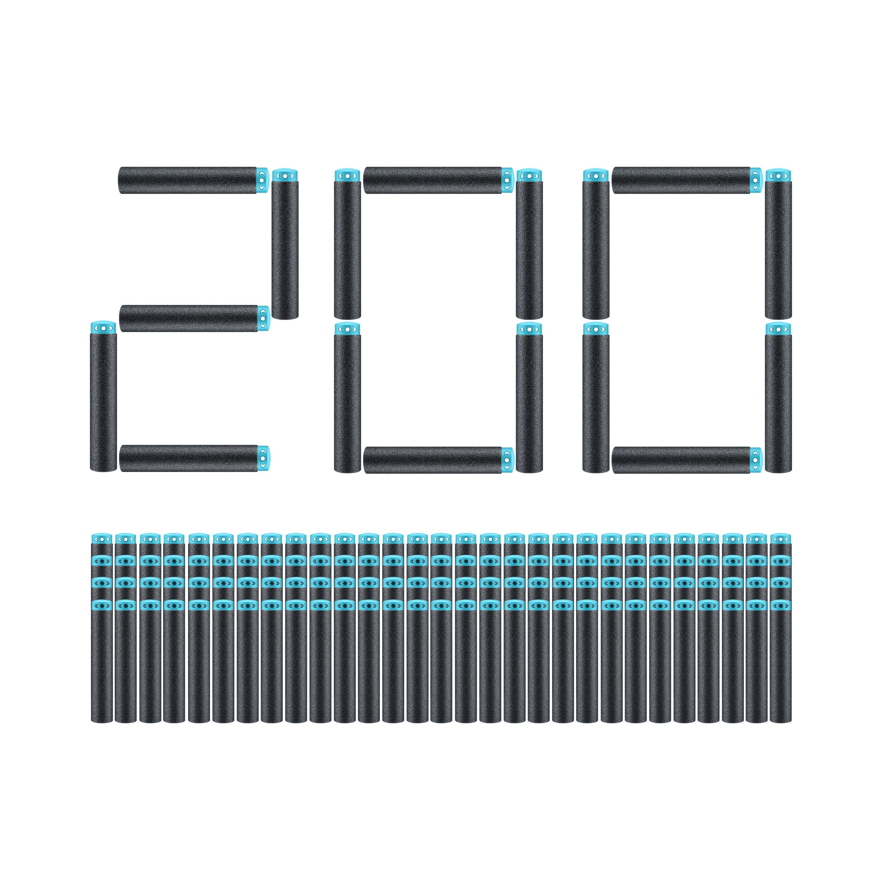 ZURU X Shot 200 Elite Foam Dart Refill Pack - Resealable Refresh