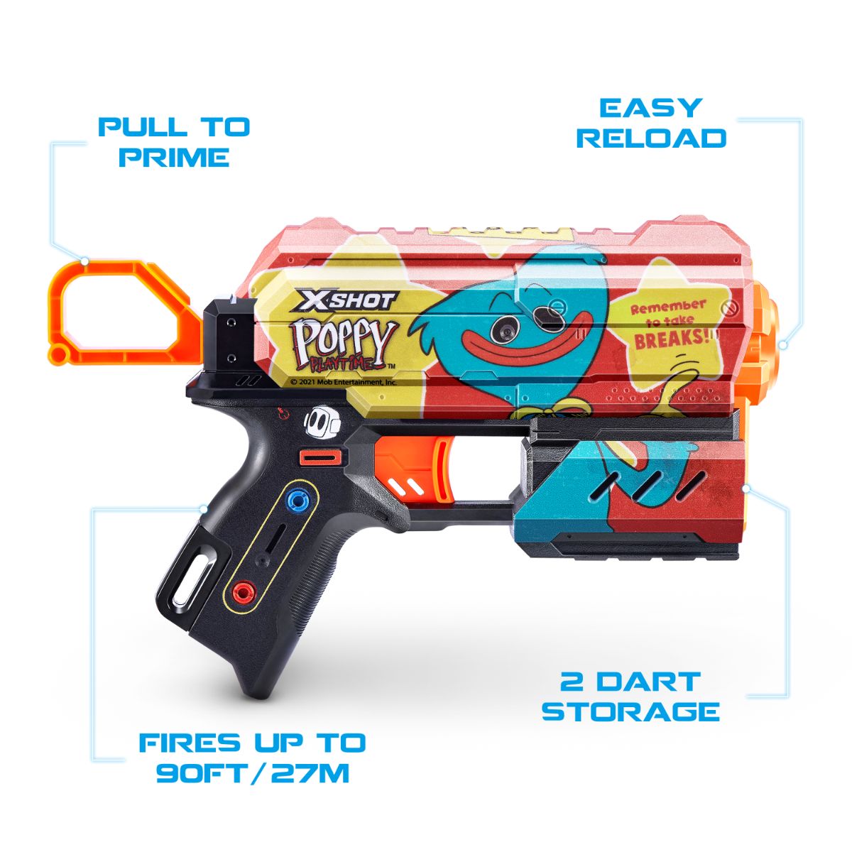 ZURU X Shot Flux Skins for Poppy Playtime - Timeout Edition