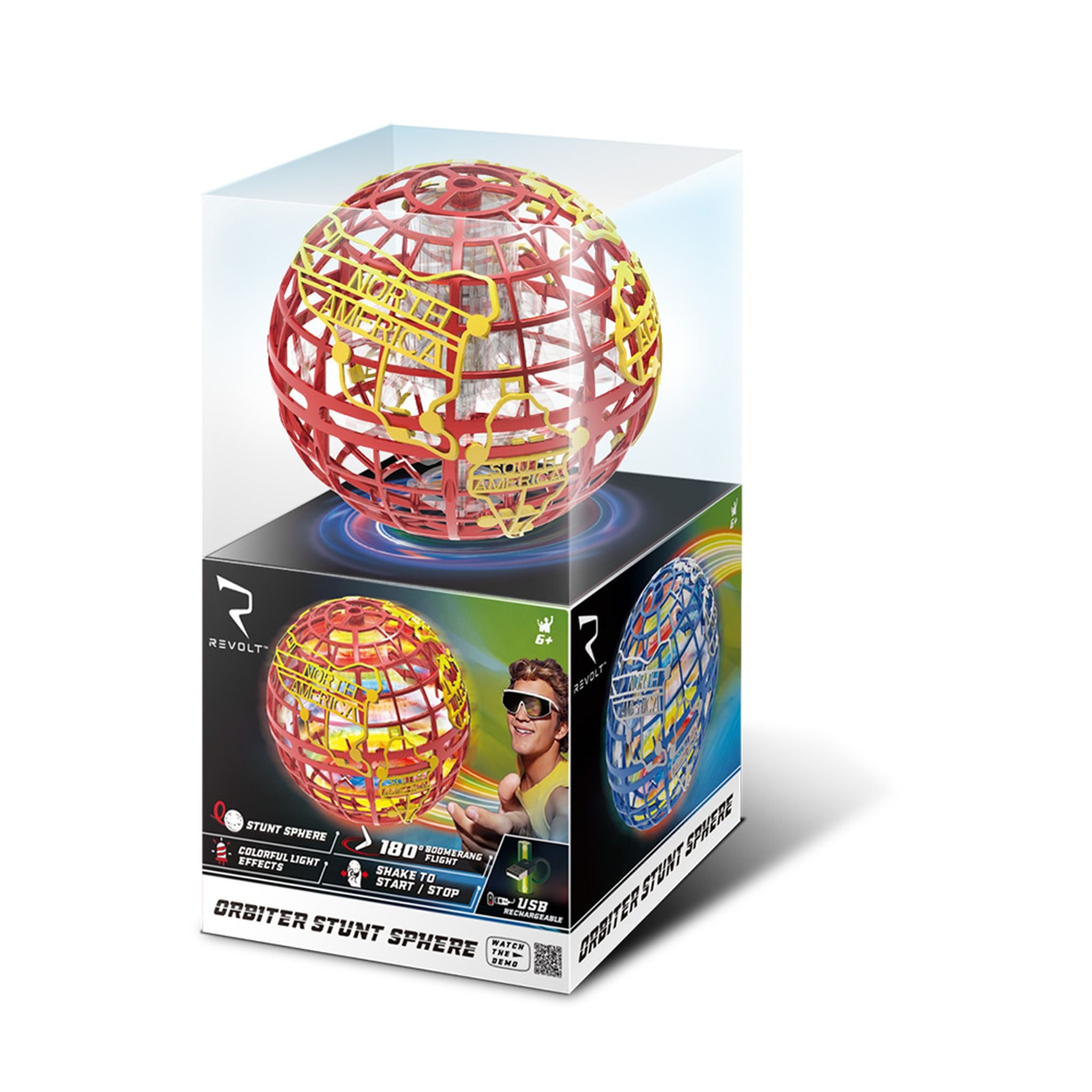 Hot! Revolt Orbiter Stunt Sphere - Fun for All