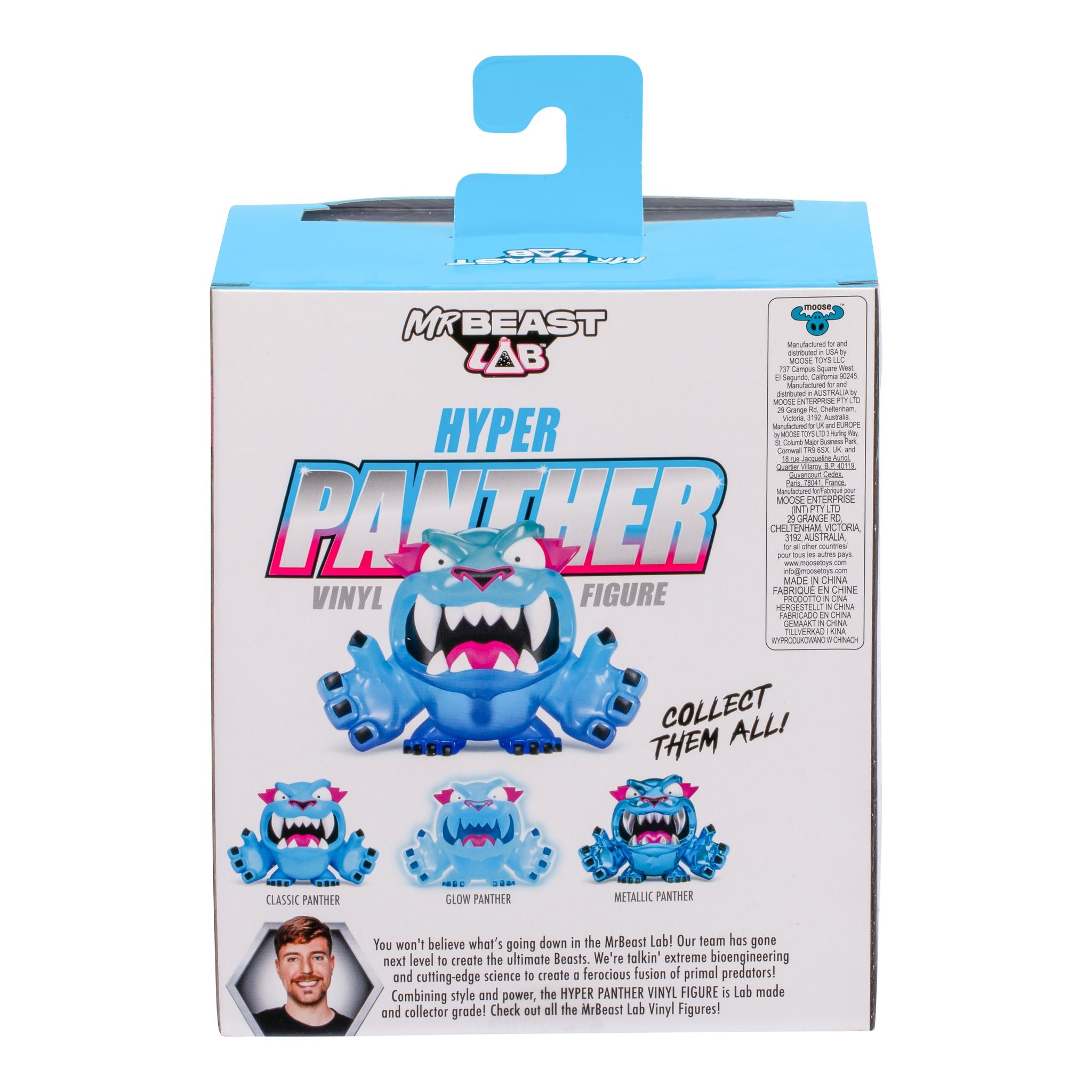 MrBeast Lab Premium Vinyl Figure Pack - Four Unique Hyper Panthers