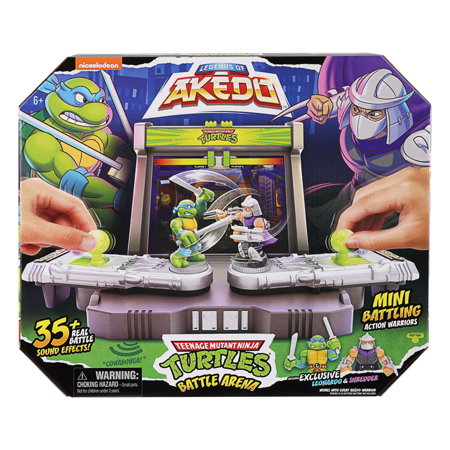 Akedo Teenage Mutant Ninja Turtles Battle Arena - Exclusive Figures, Real Sounds & More!