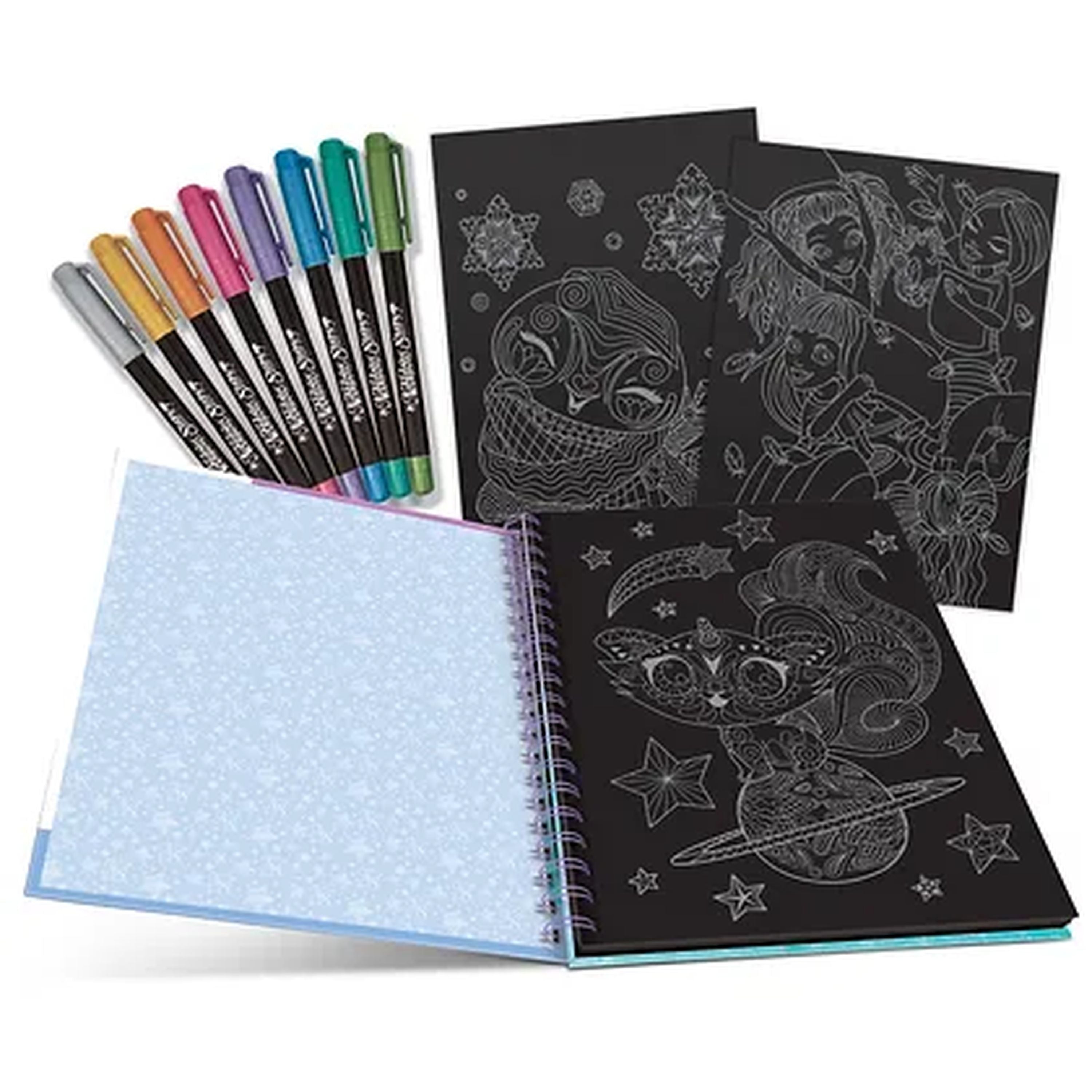 Isadora's Nebulous Stars Black Pages Colouring Book - Get Yours Now!