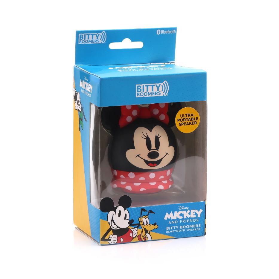 Hot! Disney Bitty Boomers Minnie Mouse Portable Bluetooth Collectible Speaker
