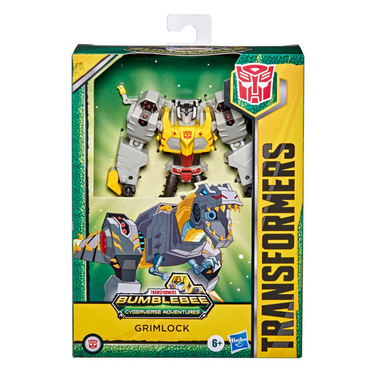 Hot! Transformers Bumblebee Cyberverse Adventures Deluxe Grimlock Figure