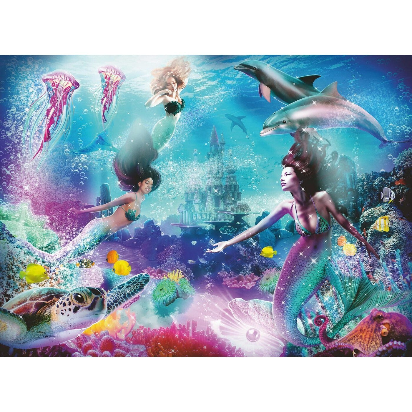 Ravensburger 300 - Piece Magical Mermaids Underwater Puzzle