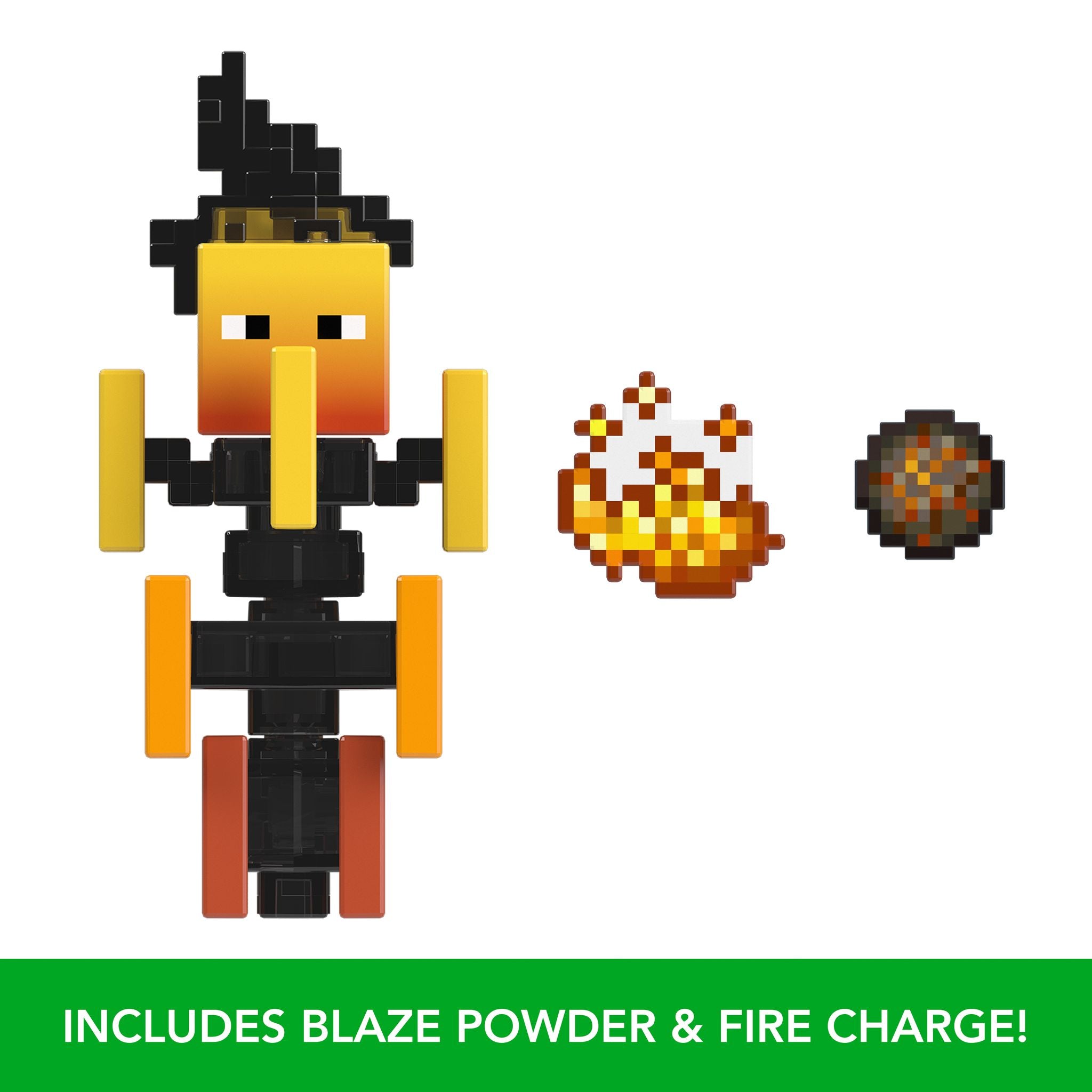3.25 - Inch Authentic Minecraft Blaze Action Figure for Collectors