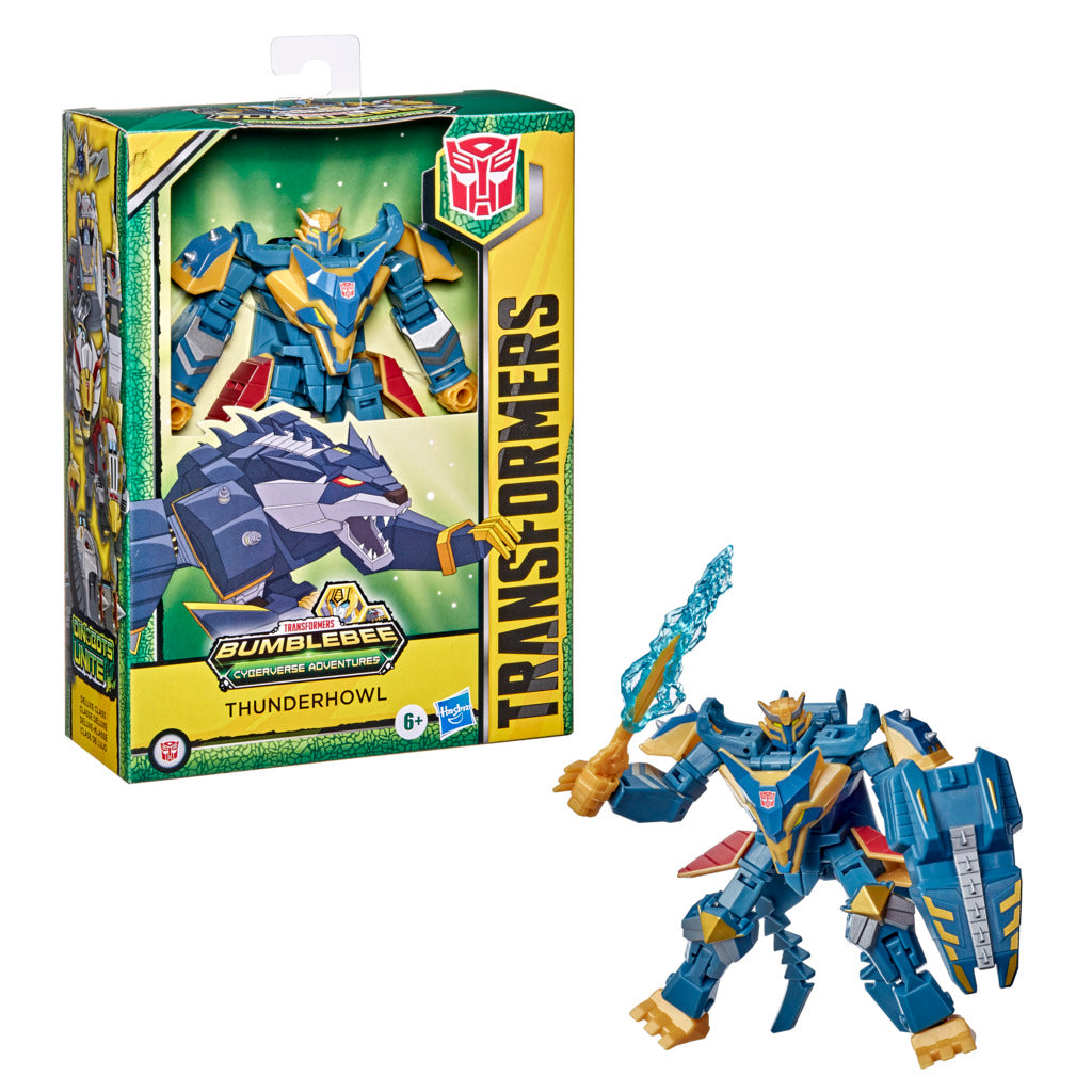 Hot Deal! Transformers Bumblebee Cyberverse Adventures Deluxe Thunderhowl Figure for Kids