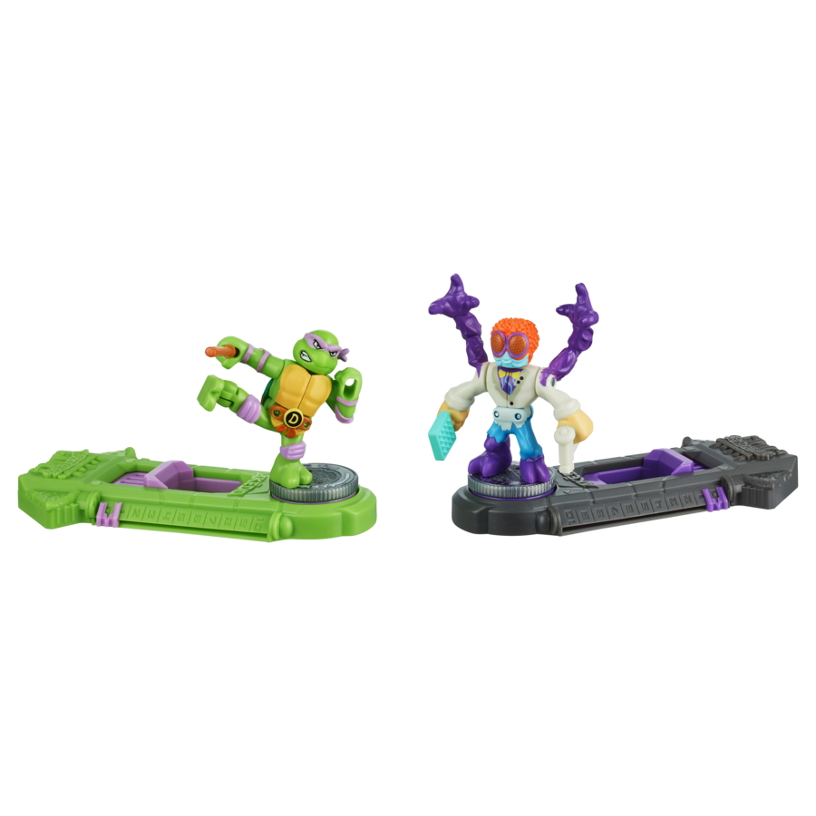 Akedo Teenage Mutant Ninja Turtles Season 1 Versus Pack: Donatello vs. Baxter Stockman Epic Battle Set
