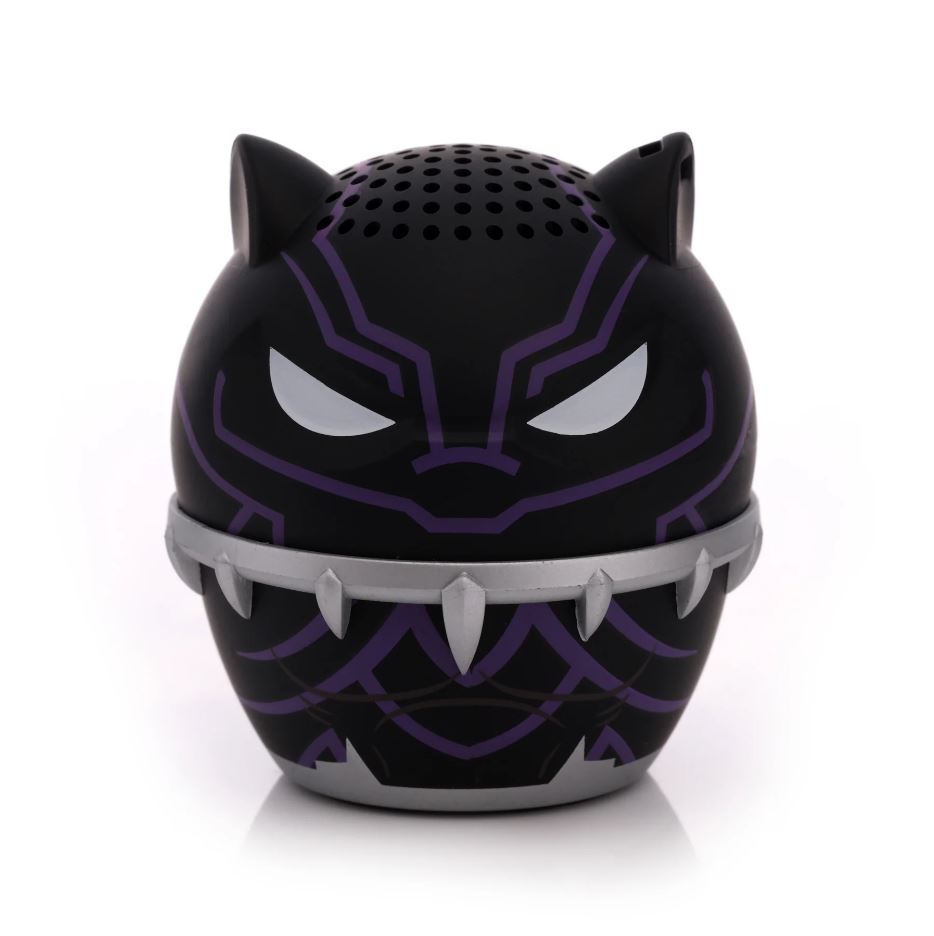 Marvel Bitty Boomers Black Panther Glow-in-the-Dark Portable Bluetooth Speaker - Collectible Gem