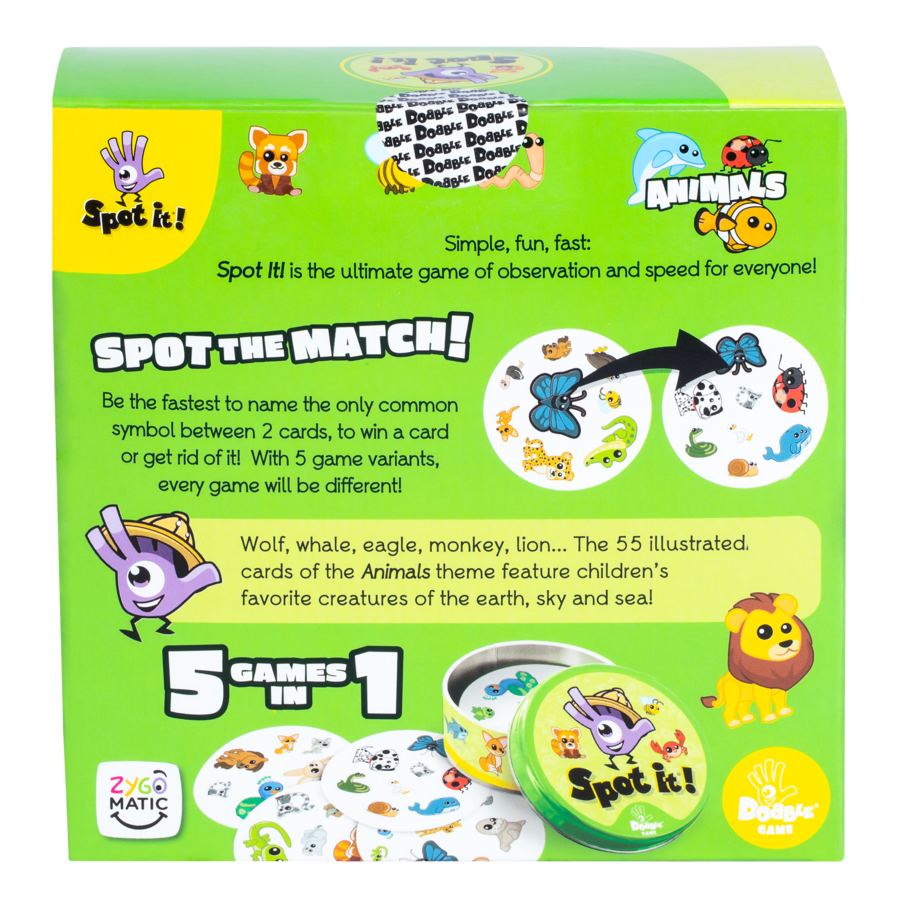 Hot! Spot It! Animals Game for Kids