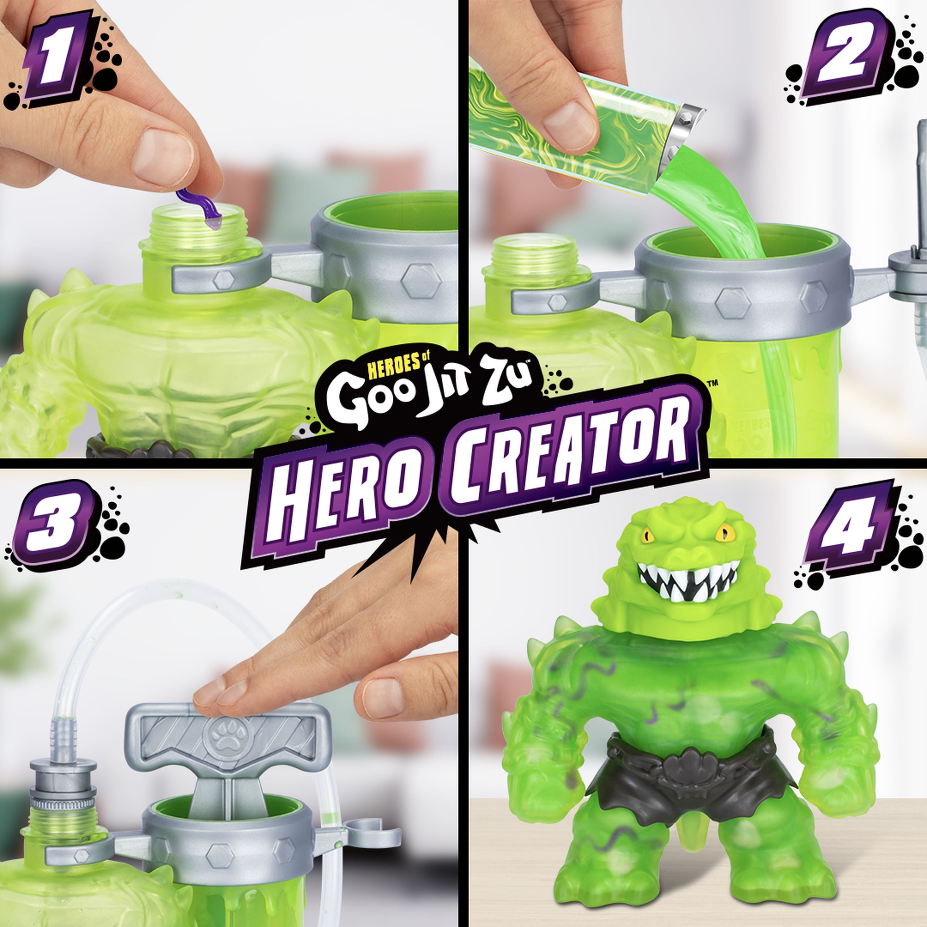 Heroes of Goo Jit Zu Hero Creator Pack - Create Your Own Rockjaw Now!