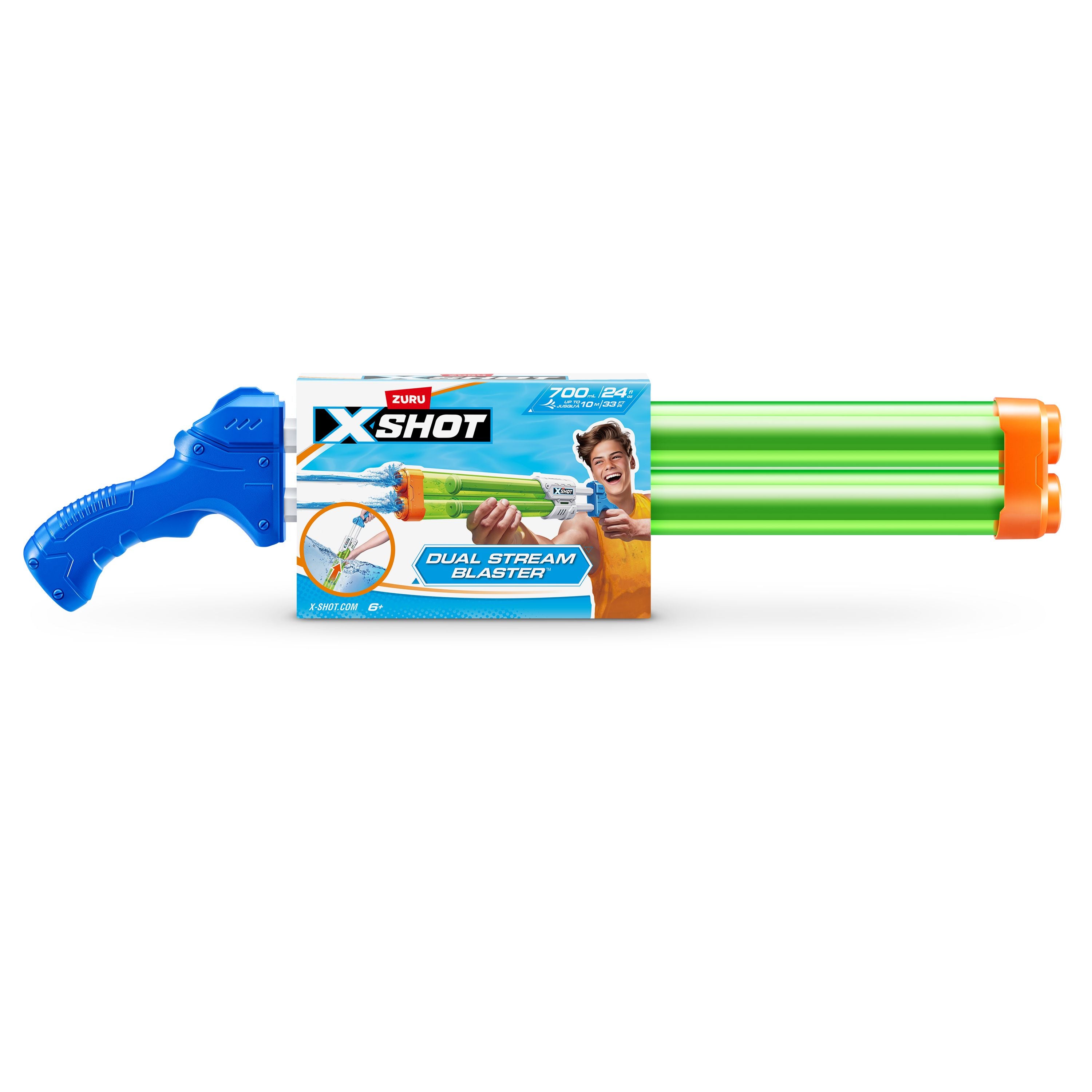 Hot Sale! ZURU X Shot Large-Scale Dual Stream Water Blaster for Fun Water Fights