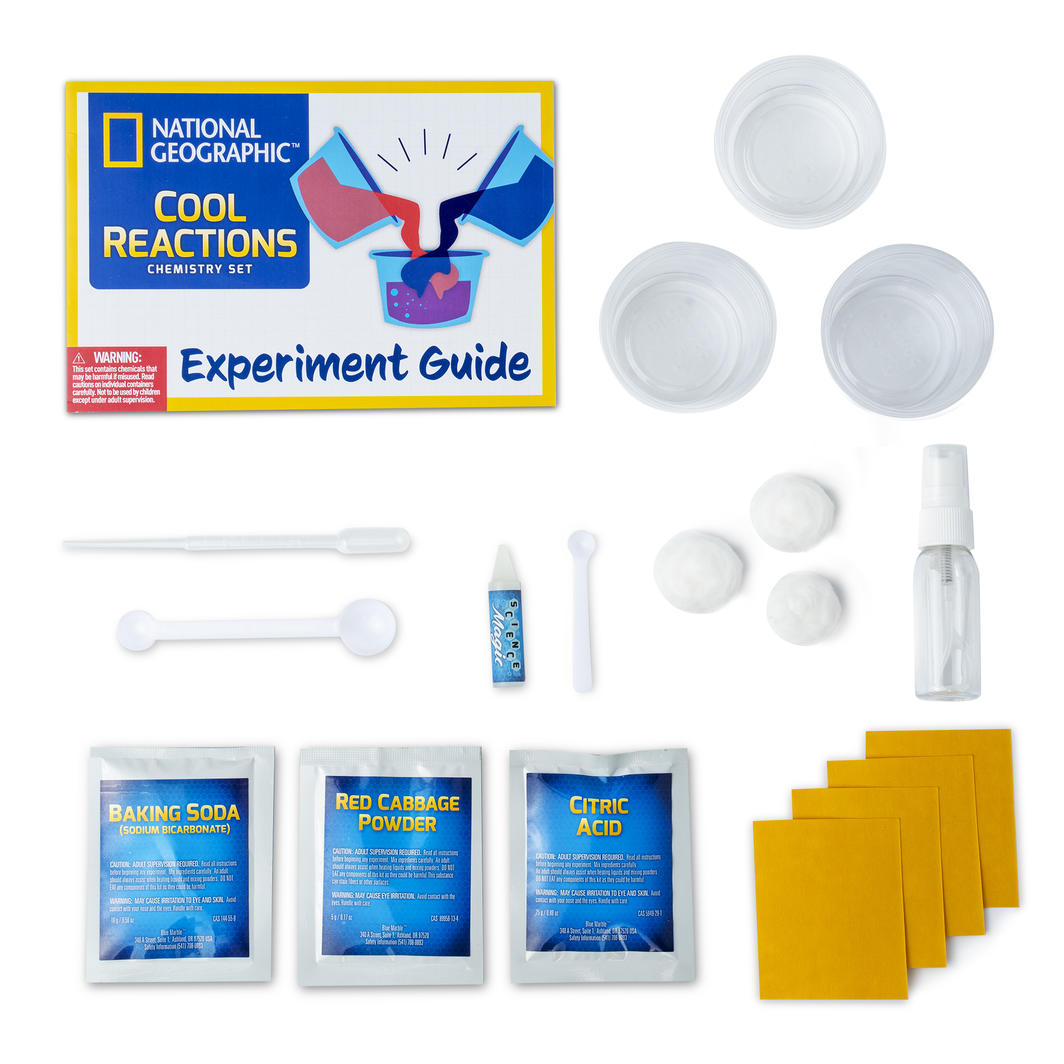 National Geographic Amazing Chemistry Kit for Cool Reactions