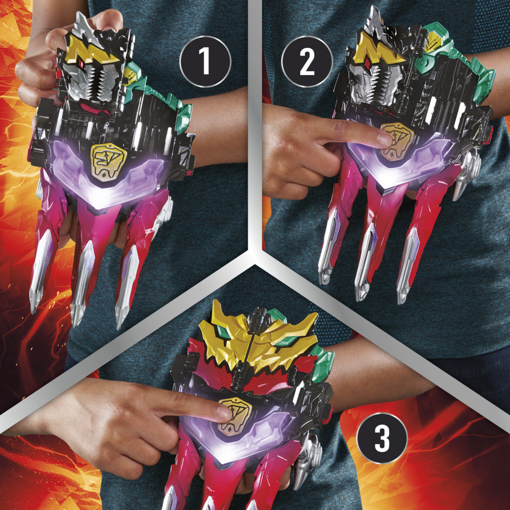 Hot Sale! Electronic Power Rangers Dino Knight Morpher Toy for Action - Adventure Fans