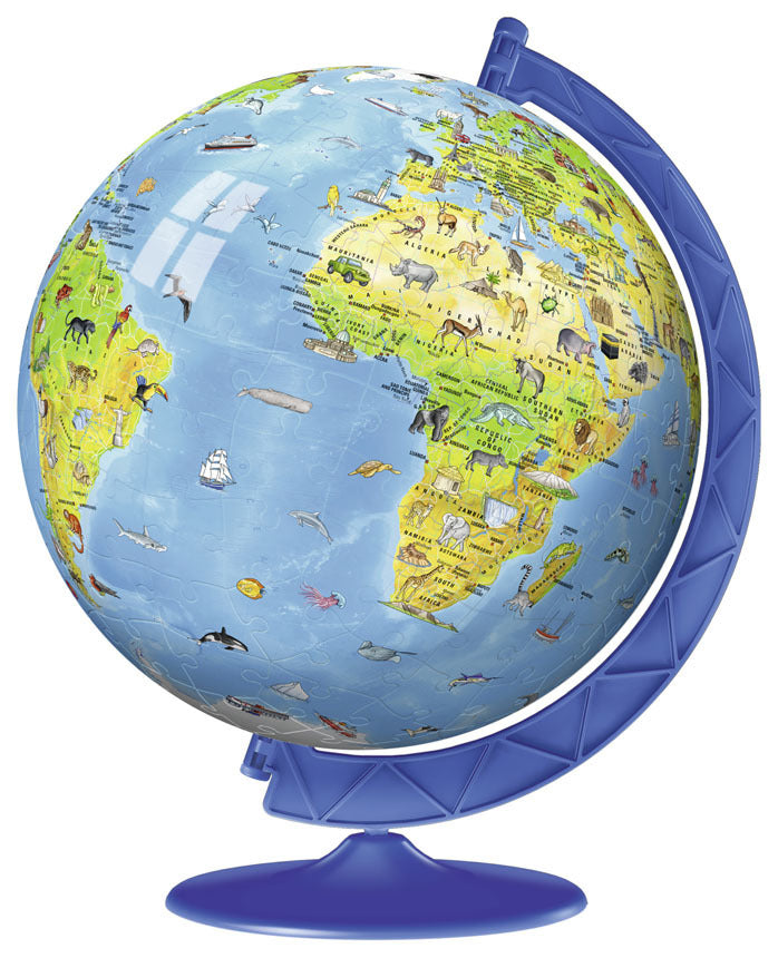 Amazing Ravensburger 3D Globe Jigsaw Puzzle for Children - 180 Pieces