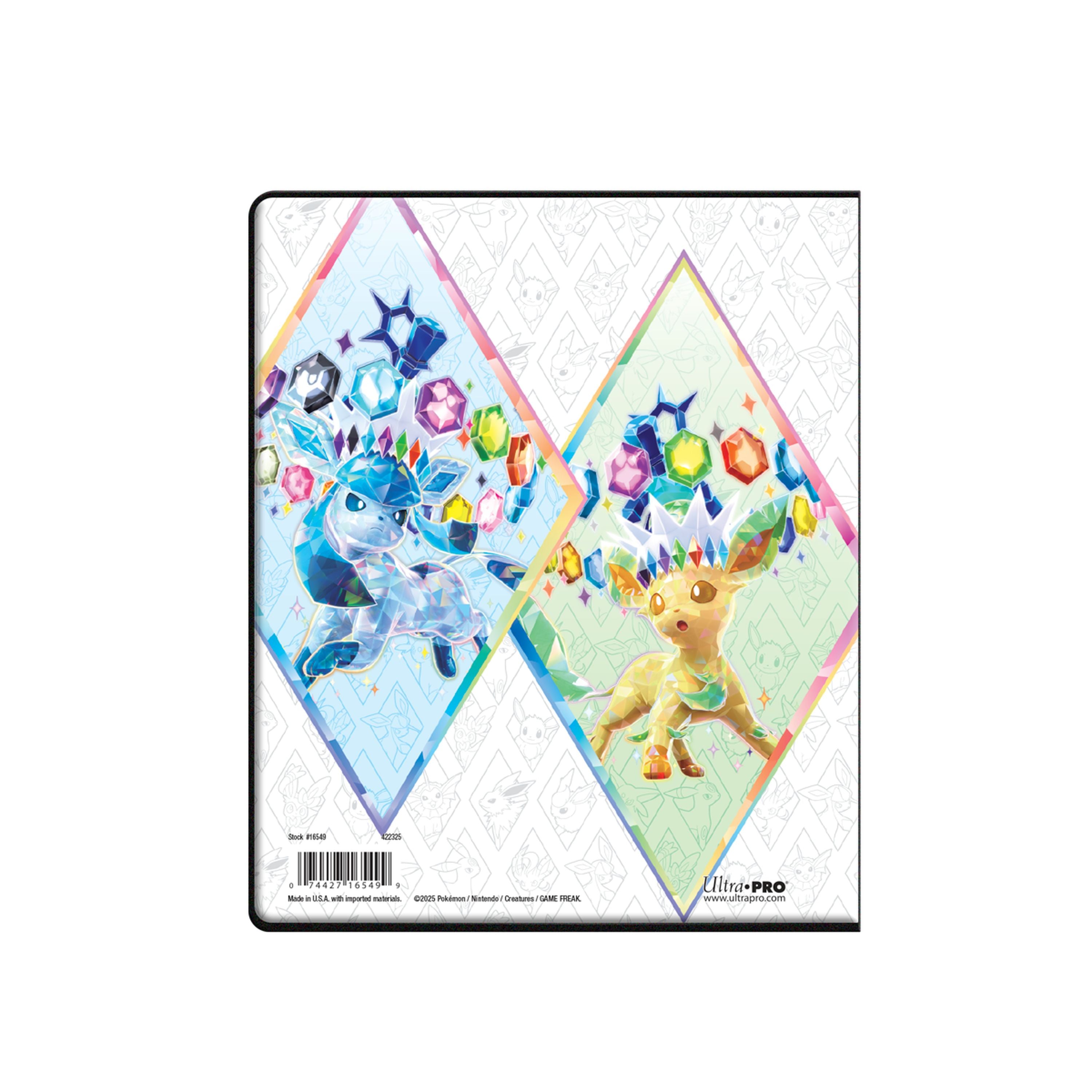 Ultra PRO Pokémon TCG 4-Pocket Portfolio for Scarlet & Violet Prismatic Evolutions