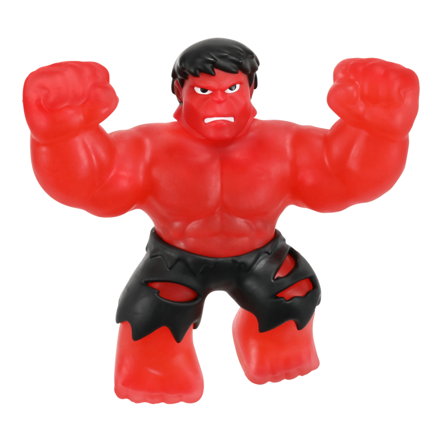 Heroes Of Goo Jit Zu Marvel S7 - Red Smash Hulk, the Color - Changing Goo Shifter
