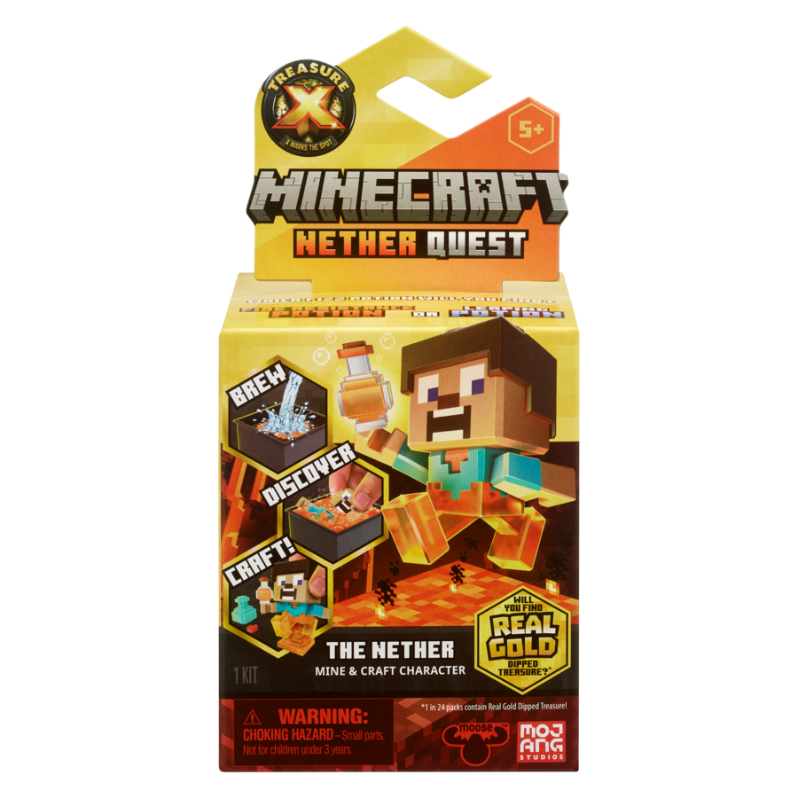 Treasure X Minecraft S4 Nether Single Pack - Adventure & Craft!