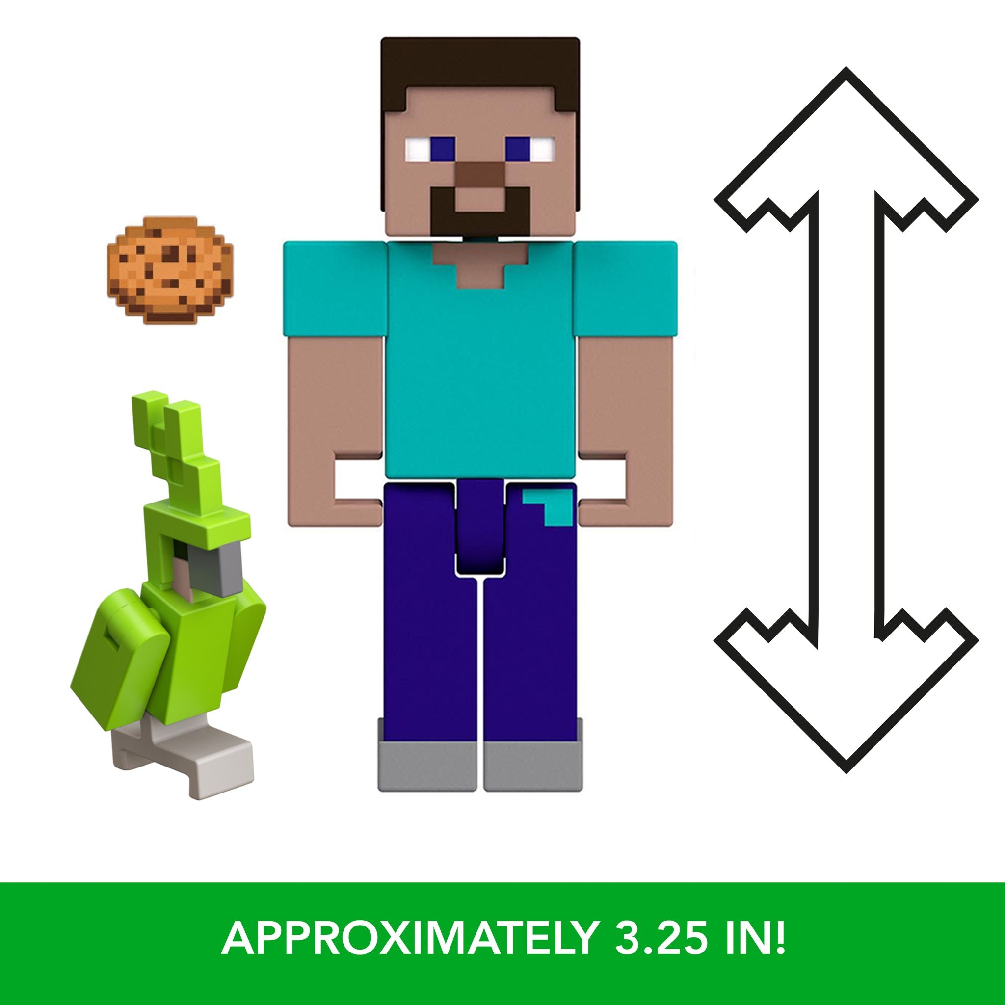 Hot Sale! 3.25-Inch Authentic Minecraft Action Figure - Steve for Collectors