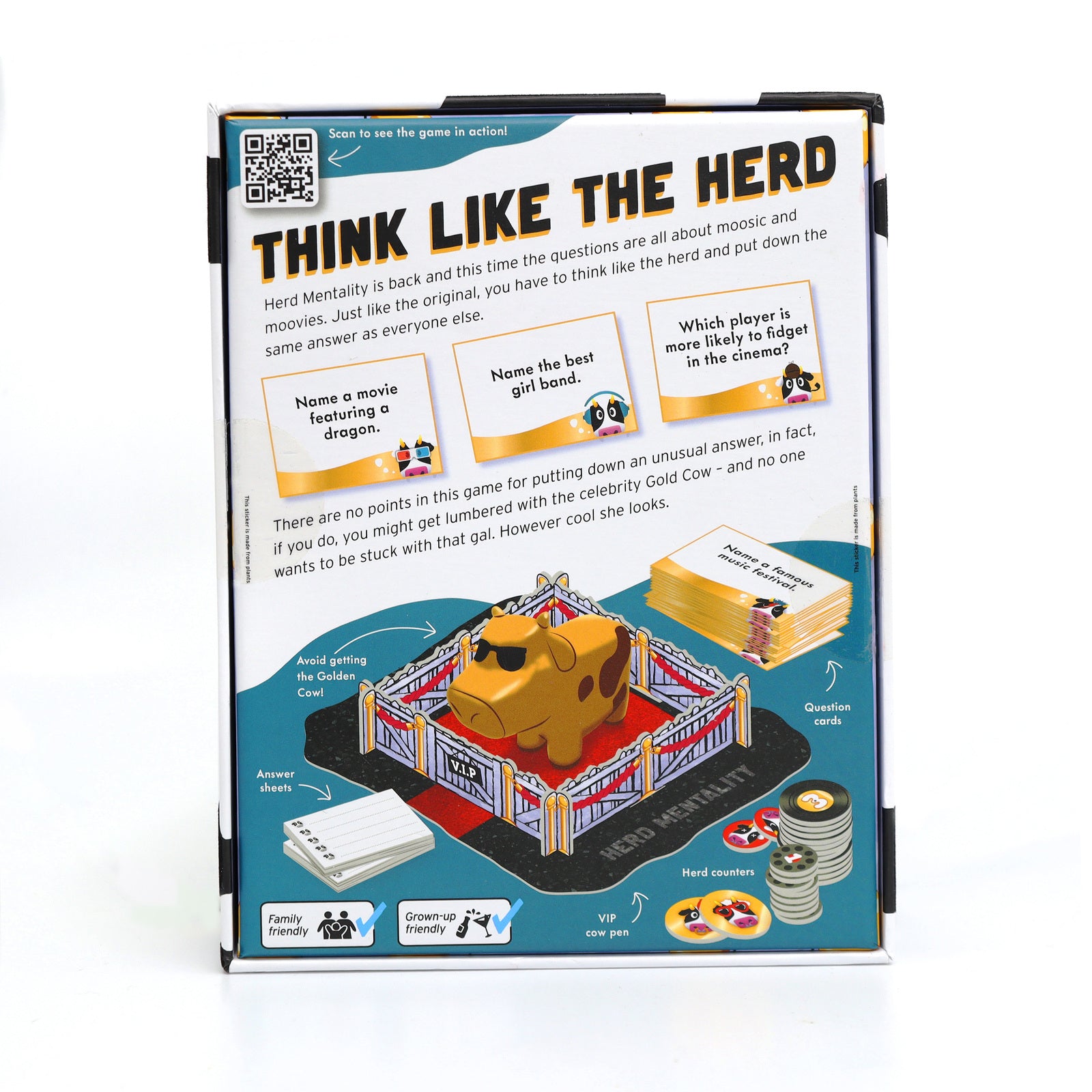 Big Potato Herd Mentality: Moosic & Moovies - Awesome Family Game Expansion