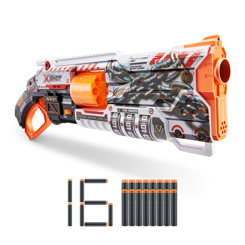ZURU X Shot Skins: Powerful Lock Blaster with Unique Lock Feature