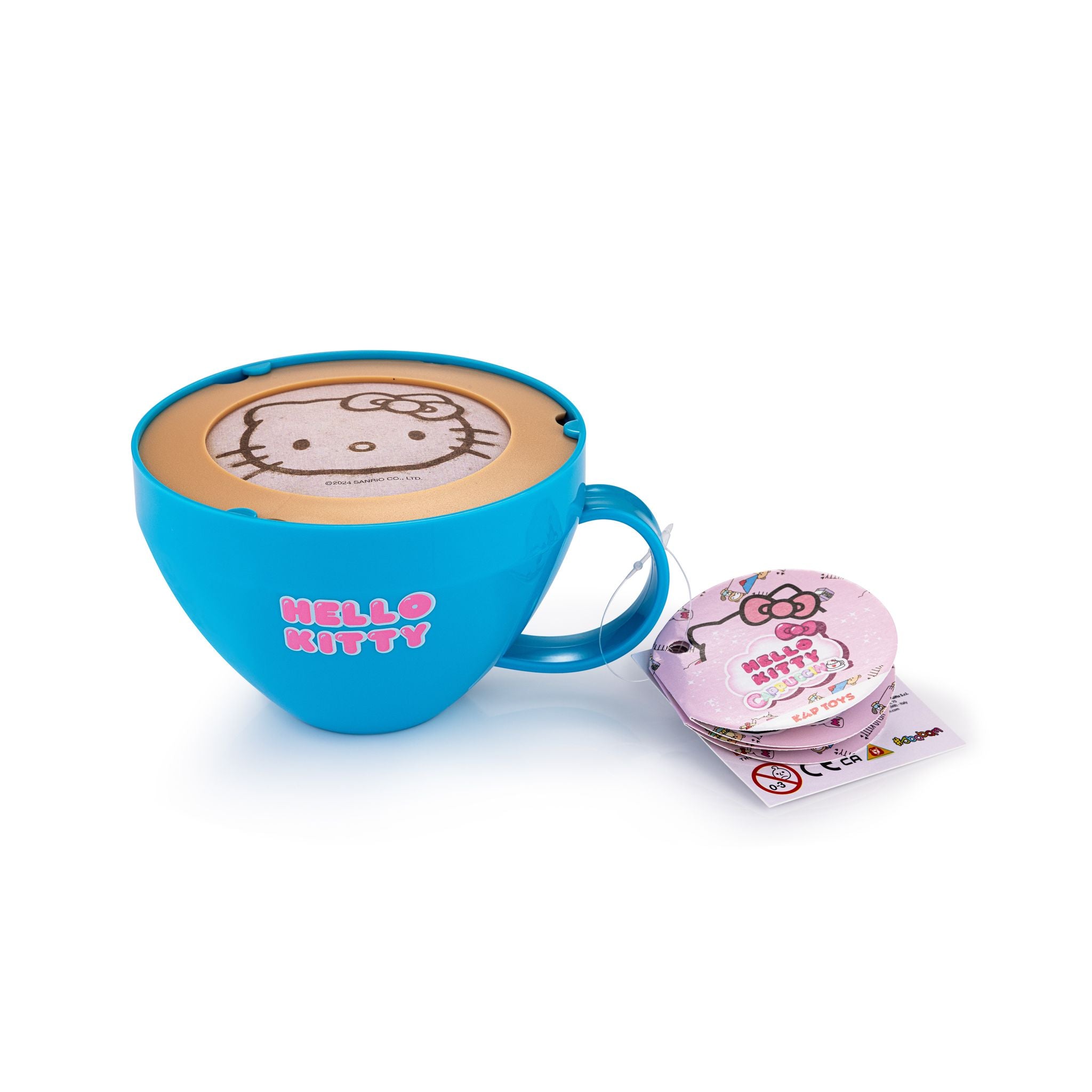 Assorted Styles of Hello Kitty Cappuccino Squishy Reveal Cups