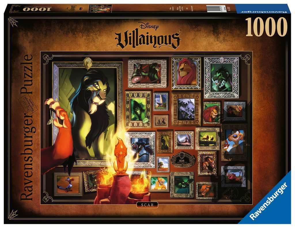 Get Your Hands on Ravensburger's 1000 - Piece Disney Villainous Scar Puzzle Now!