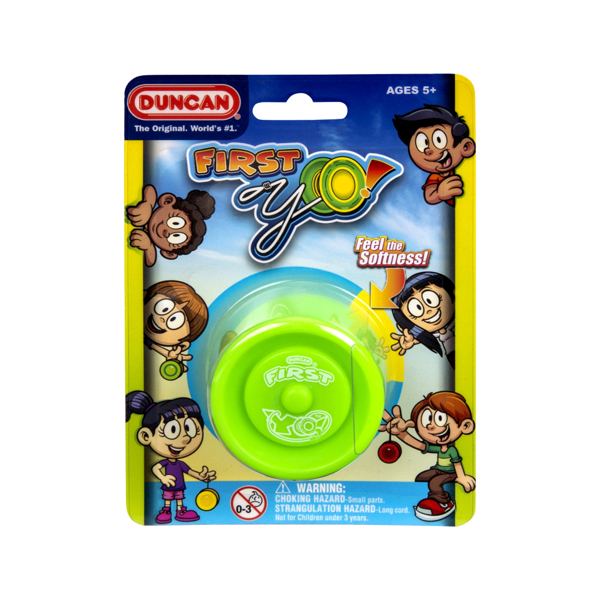Duncan First Yo! Beginner Yoyo with Assorted Styles and Soft Silicone Body