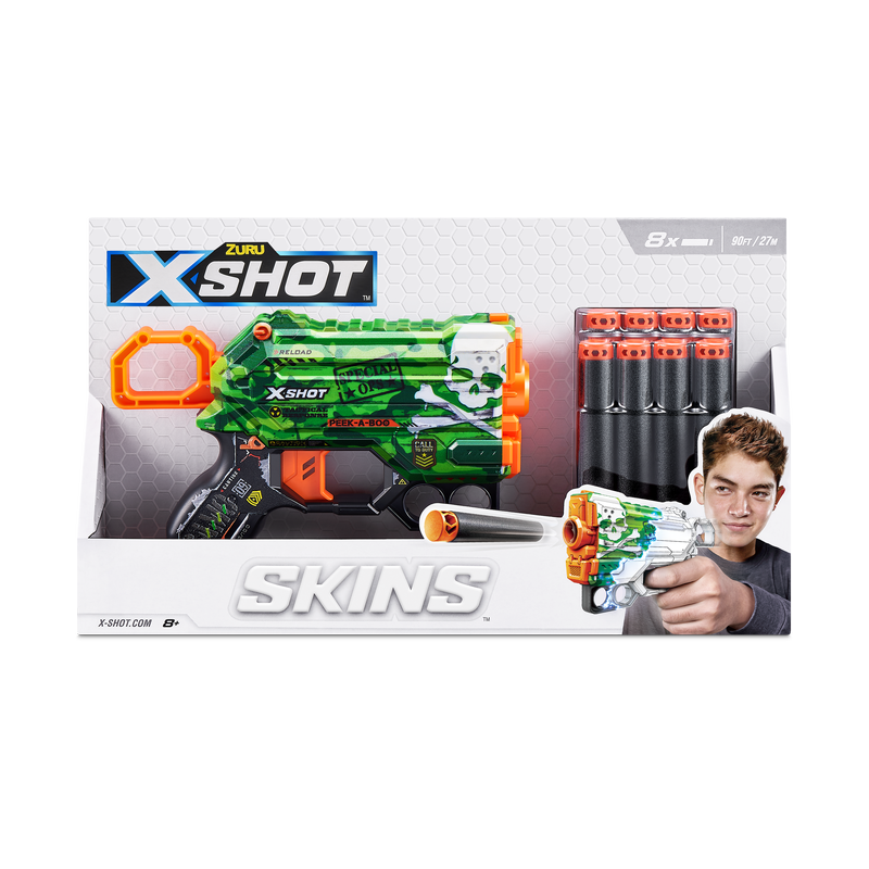 ZURU X Shot Menace Dart Blaster with Cool Camo Skins