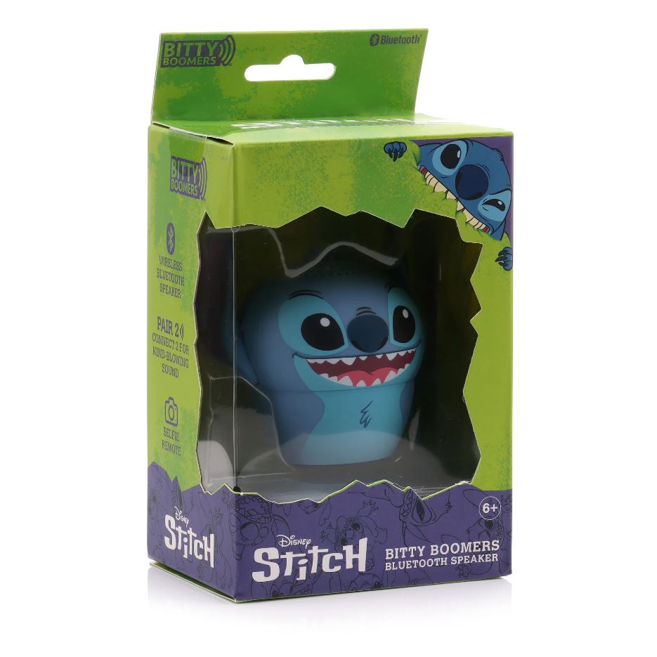 Hot! Disney Bitty Boomers Stitch Portable Collectible Bluetooth Speaker