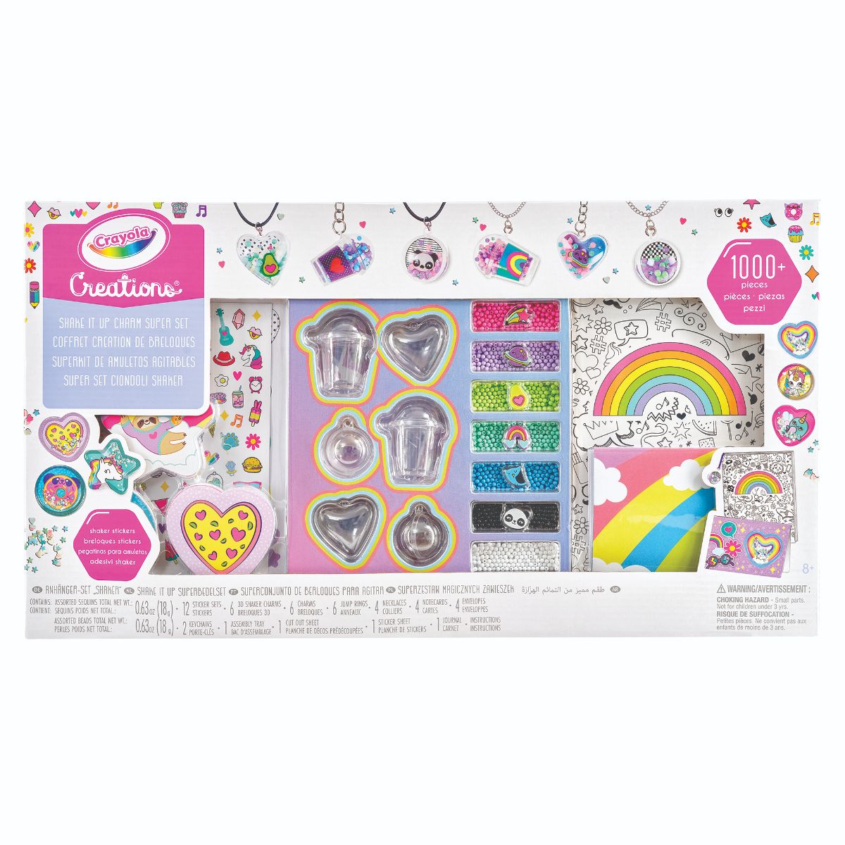 Hot Deal! Crayola Creations Super Kit of Charms and Stickers for Creative Kids