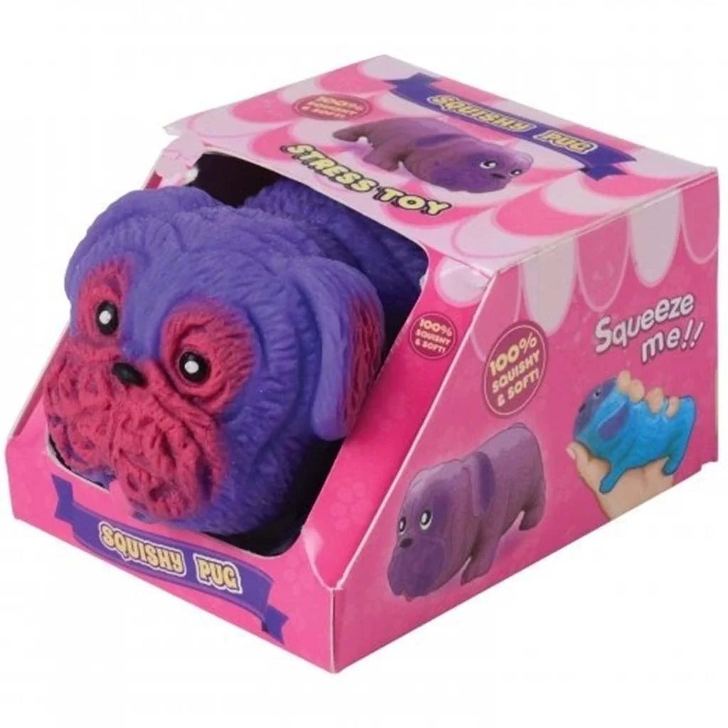 Stretchy & Colorful Fidget Pug Toy - Perfect Stress Reliever