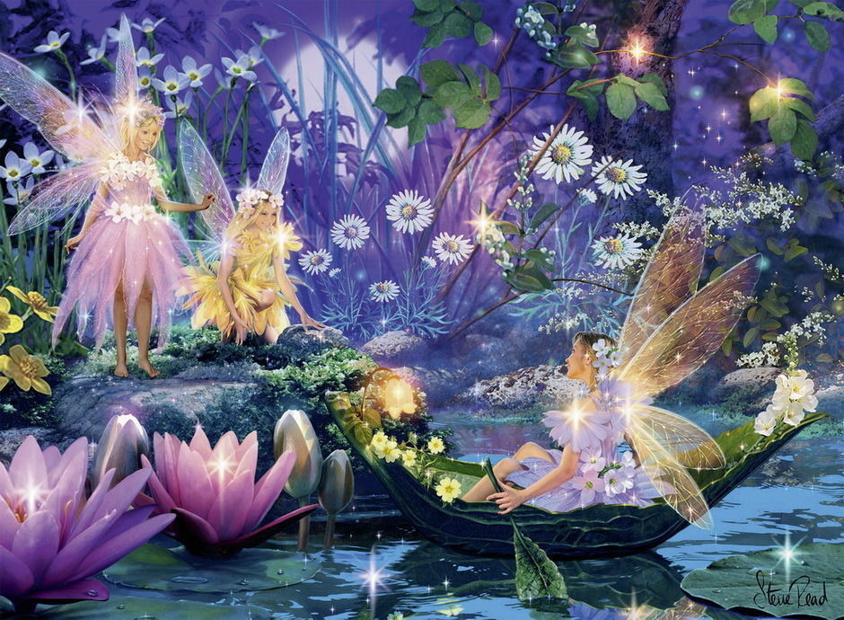 Ravensburger Fairy Butterflies 500 - Piece Puzzle with Exclusive Decor