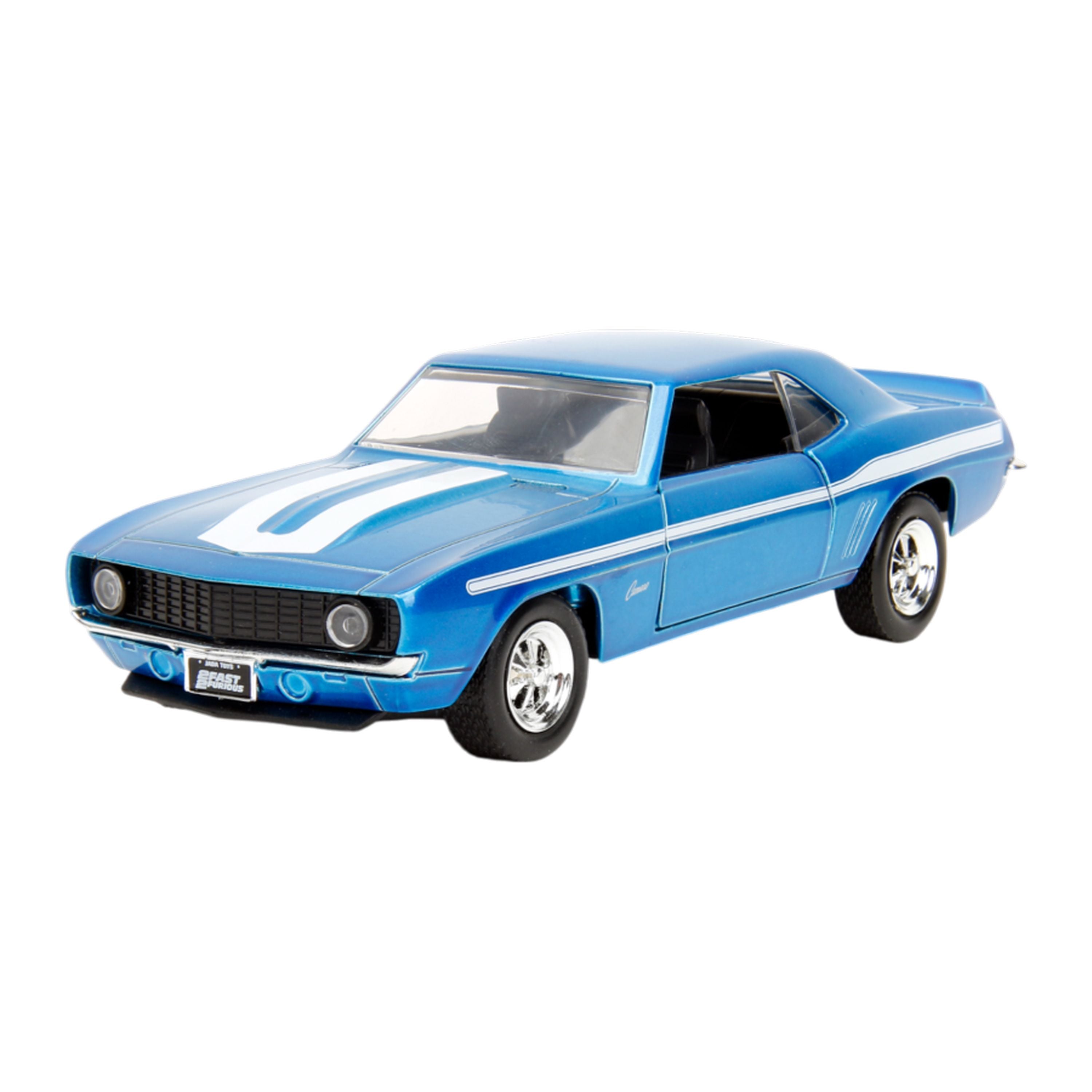 Hot Deal! Jada 1:32 Scale Die-Cast Fast & Furious 1969 Chevrolet Camaro in Candy Blue
